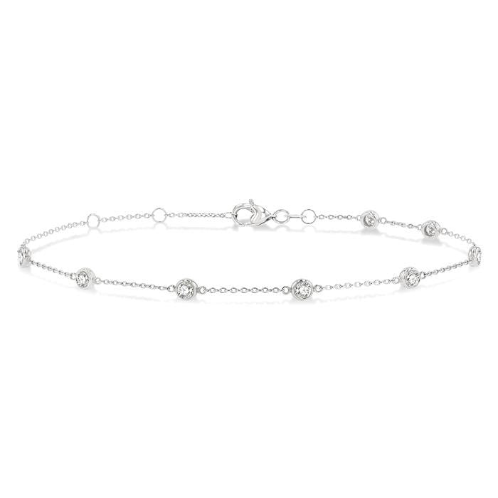 14K White Gold - 0.50