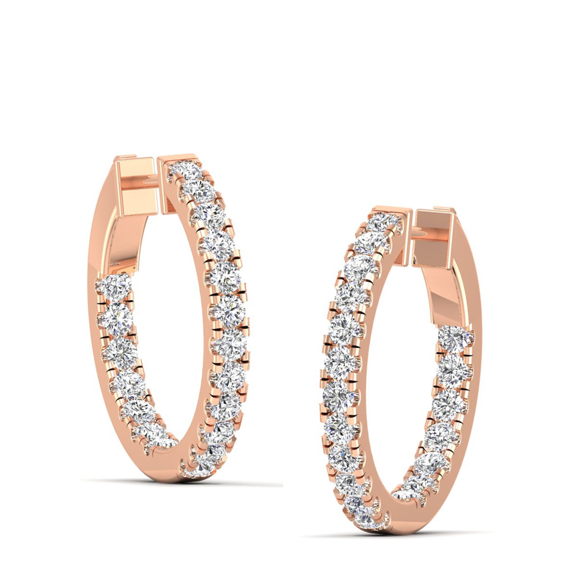 14K Rose Gold - 1.00
