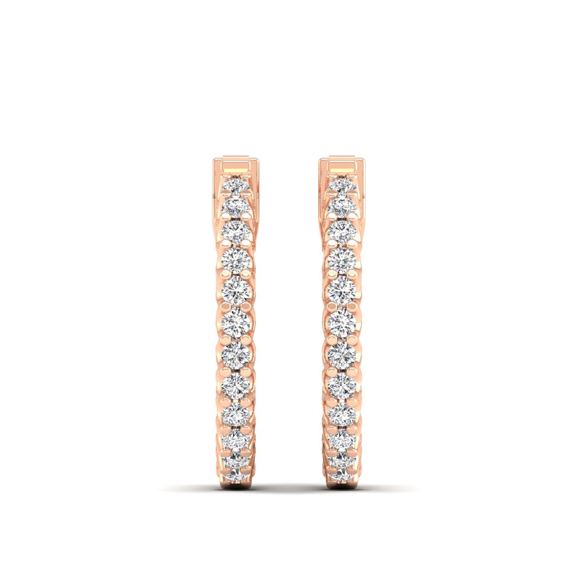 14K Rose Gold - 1.00