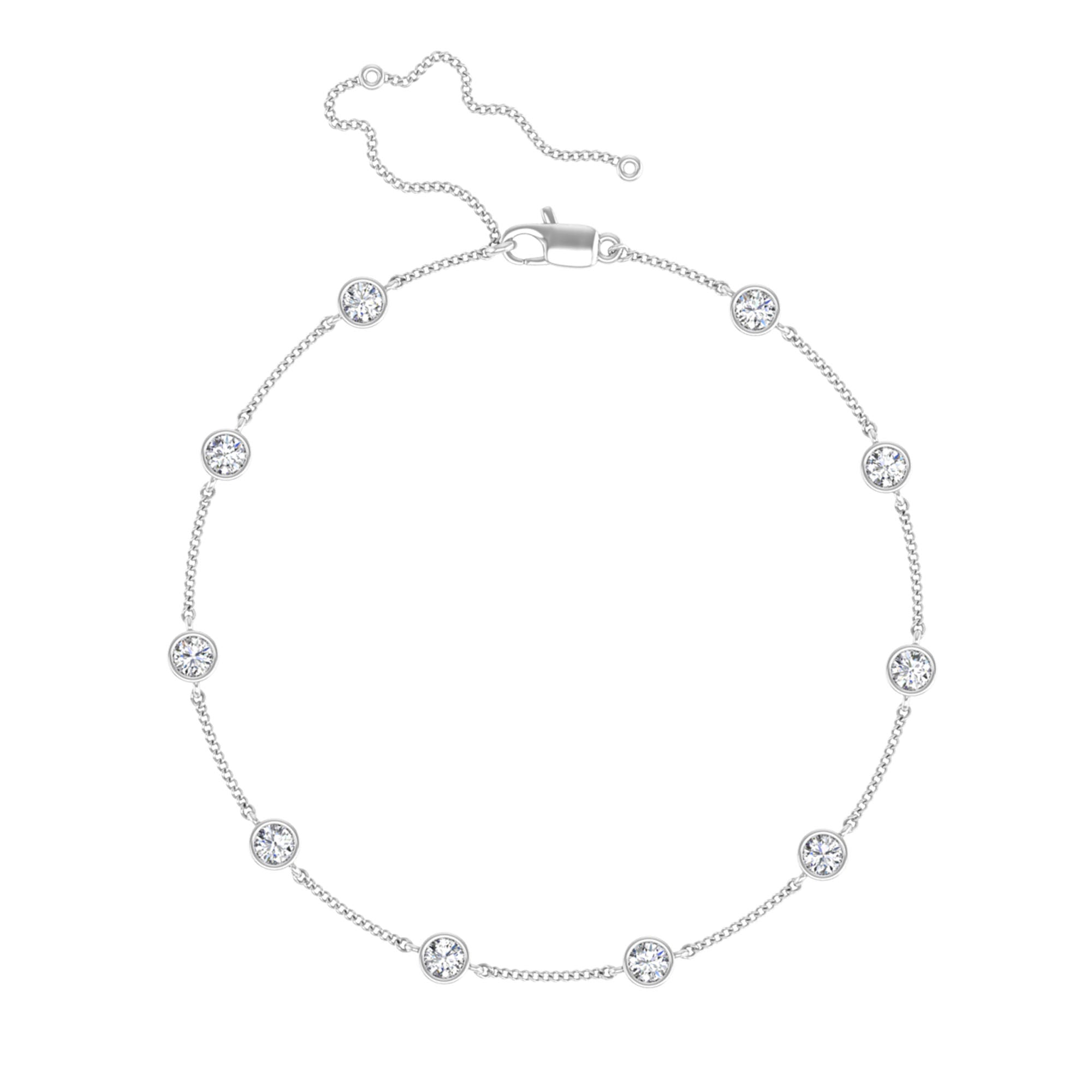 14K White Gold - 0.50