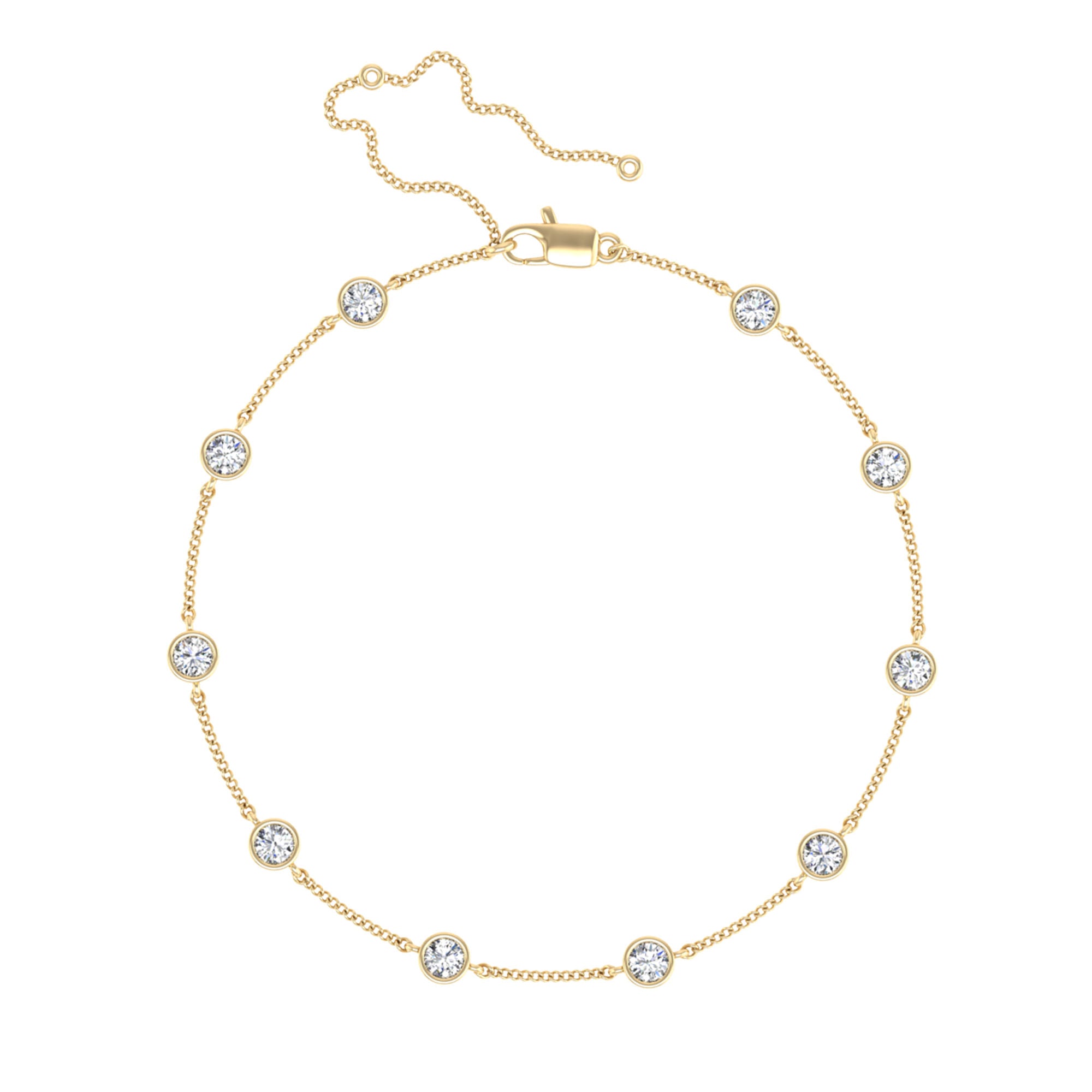 14K Yellow Gold - 0.50