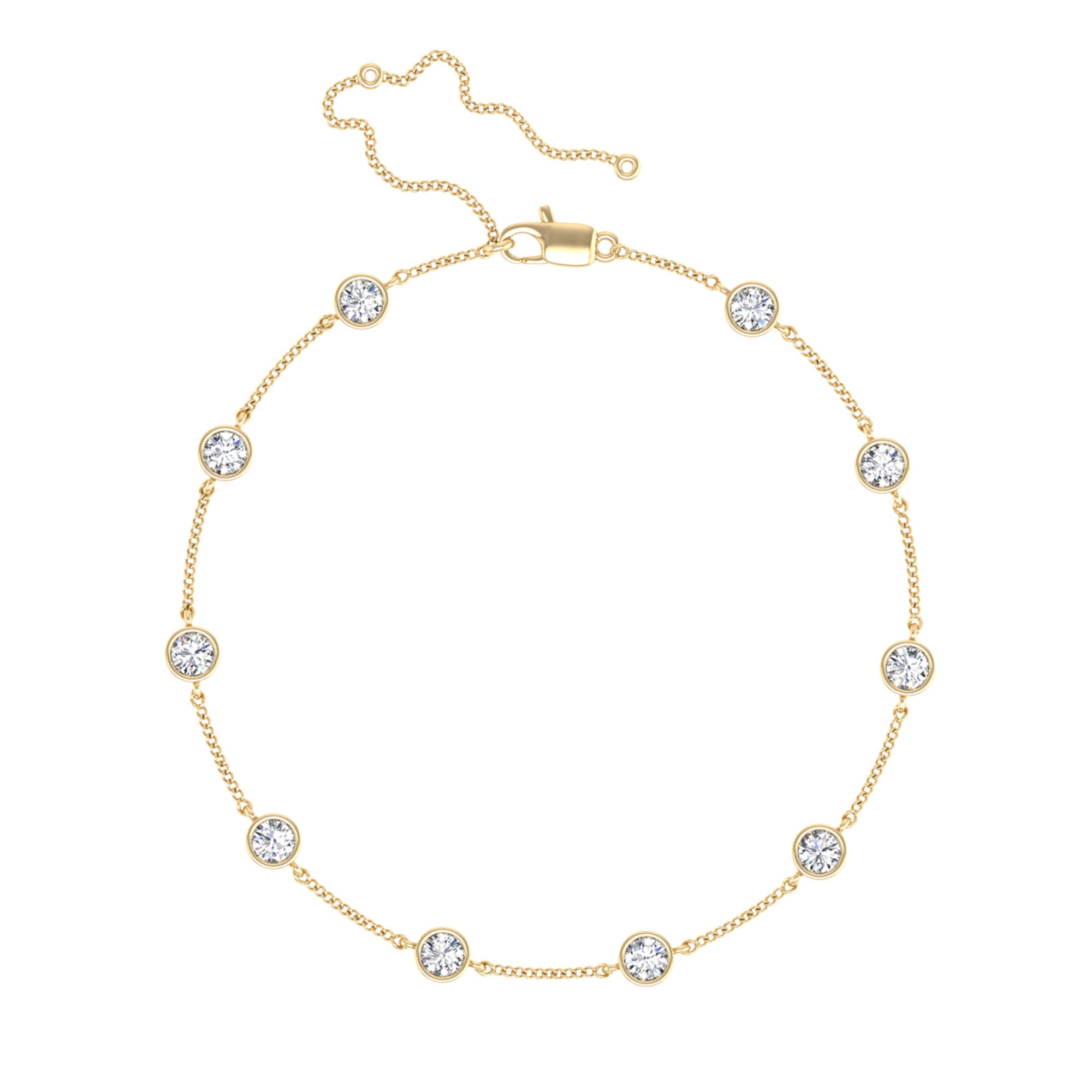 14K Yellow Gold - 0.75