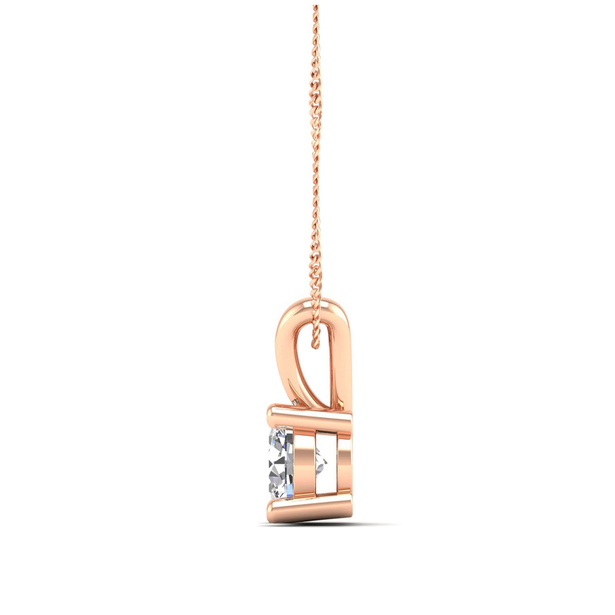 14K Rose Gold - 1.00