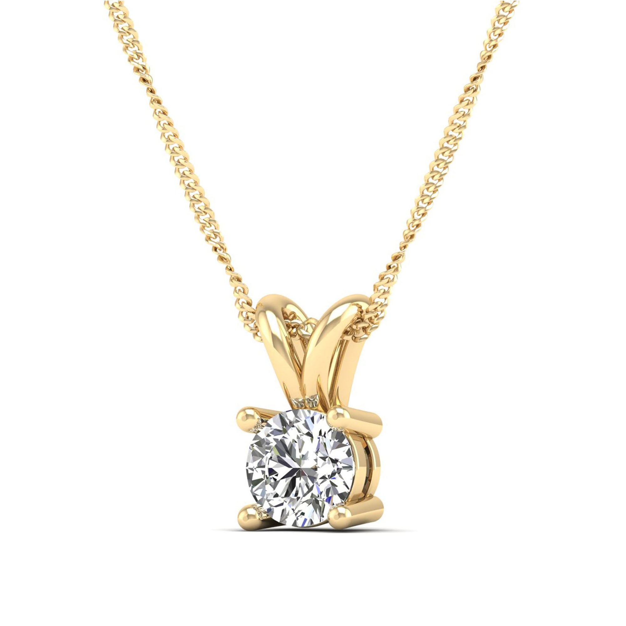 14K Yellow Gold - 1.00