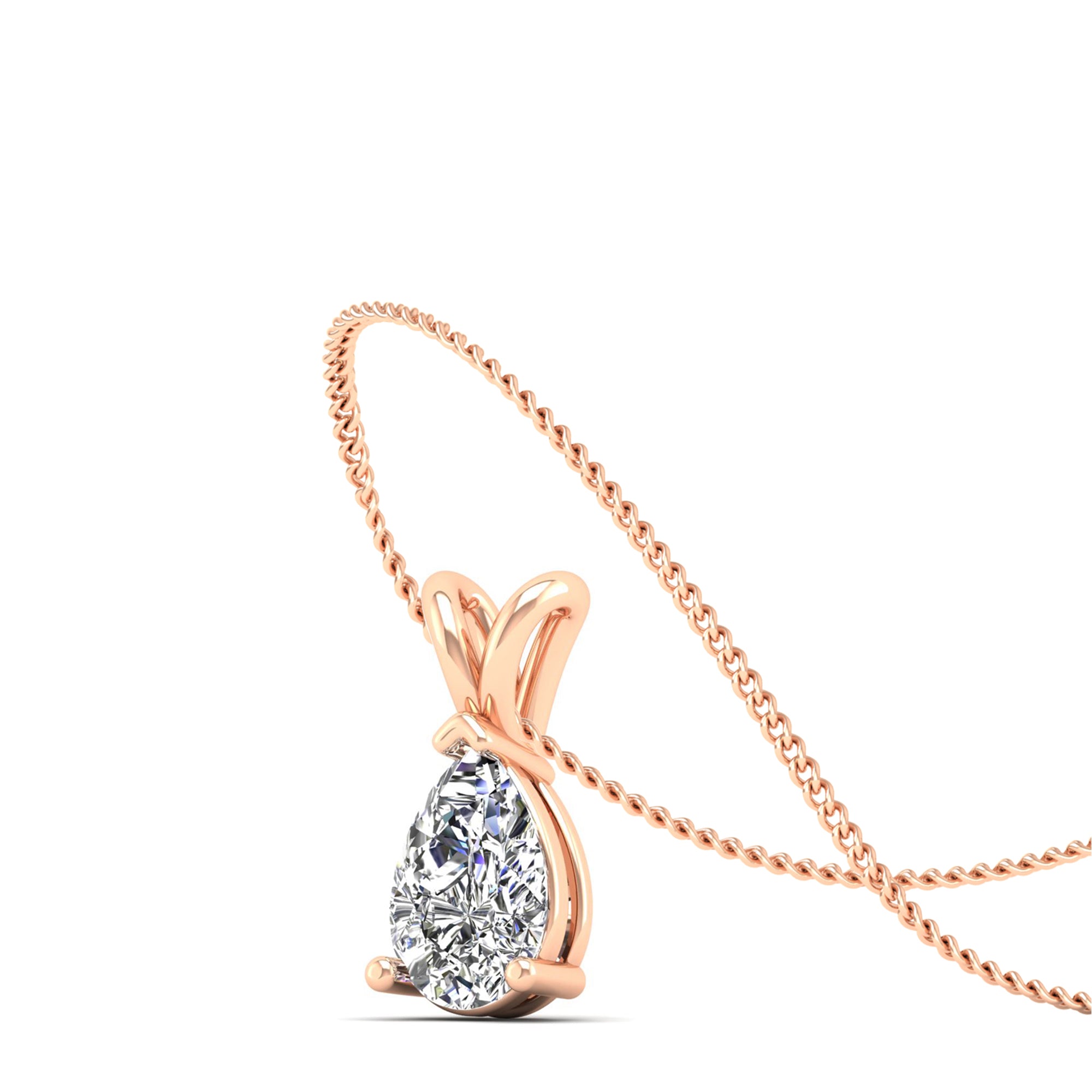 14K Rose Gold - 1.00