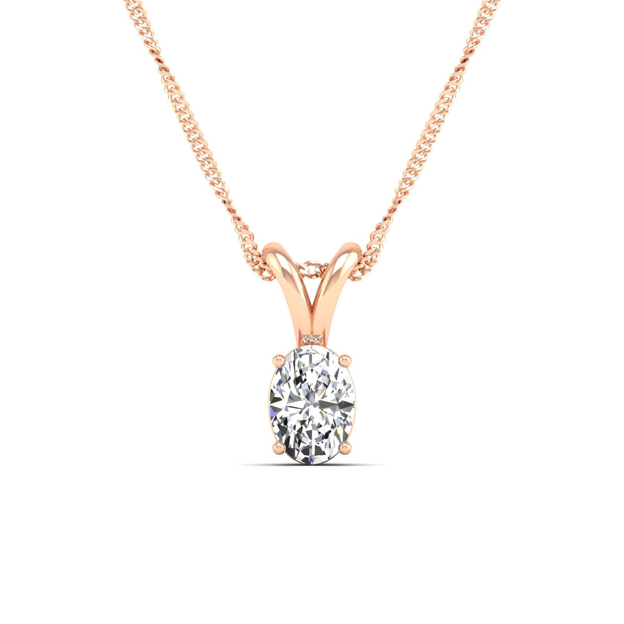 14K Rose Gold - 0.50