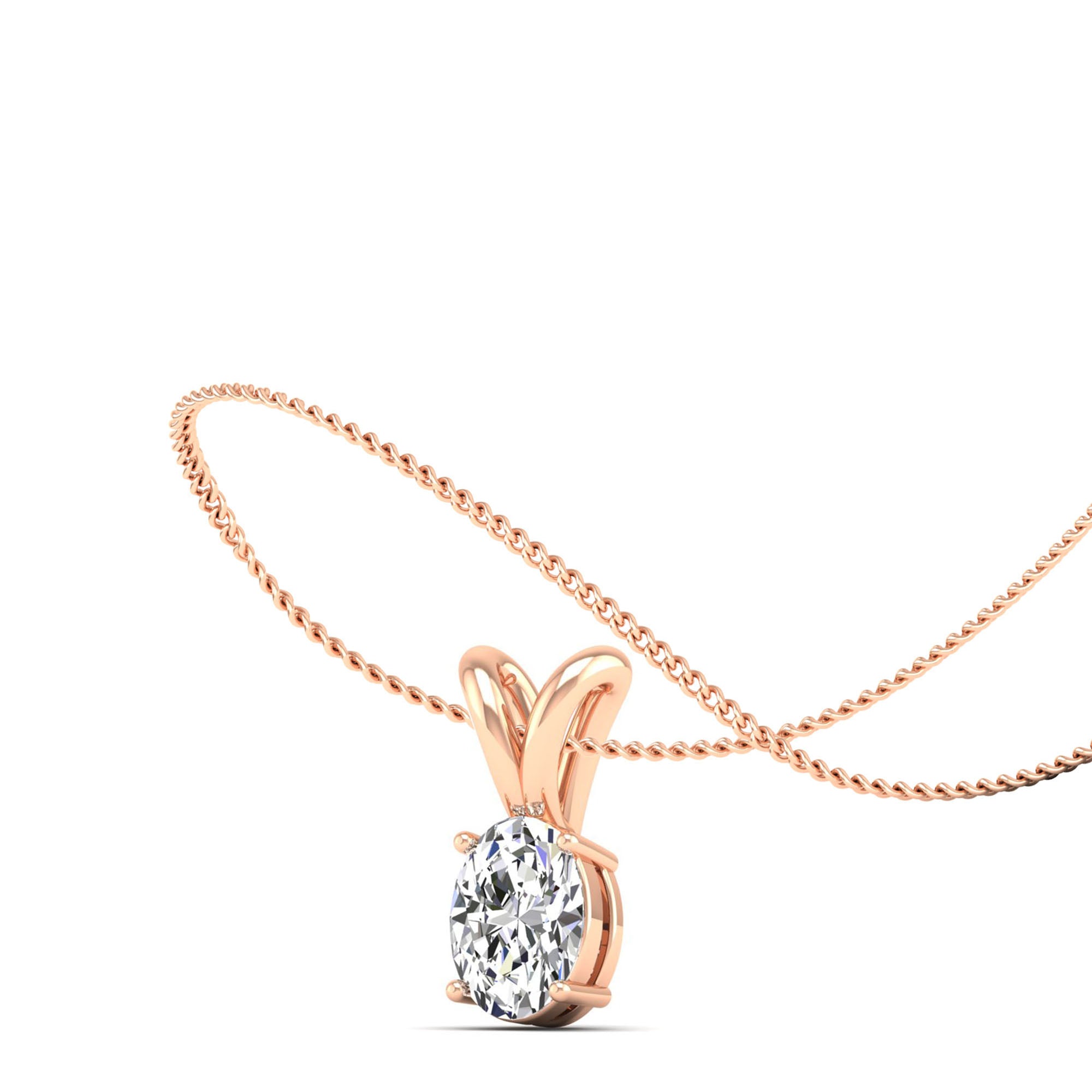 14K Rose Gold - 0.50