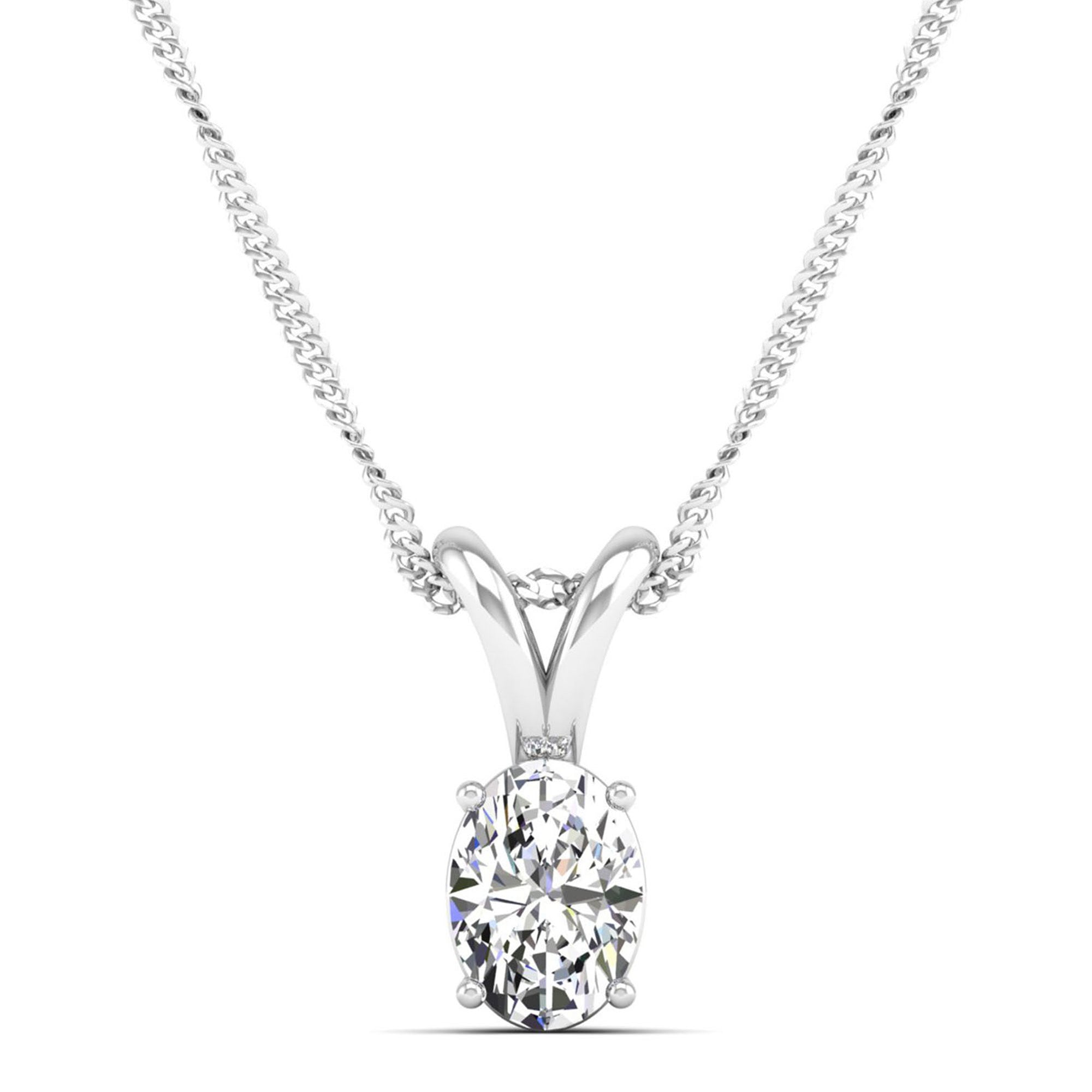 14K White Gold - 1.00