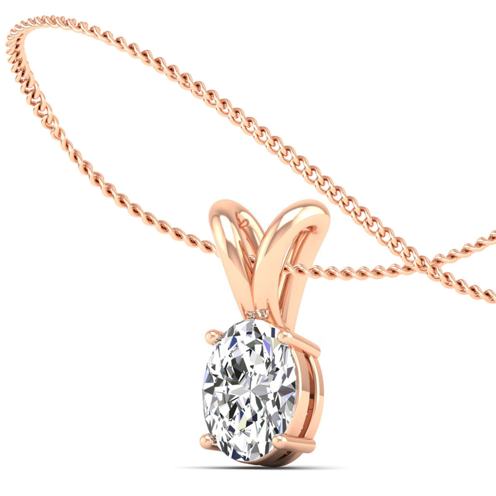 14K Rose Gold - 2.00