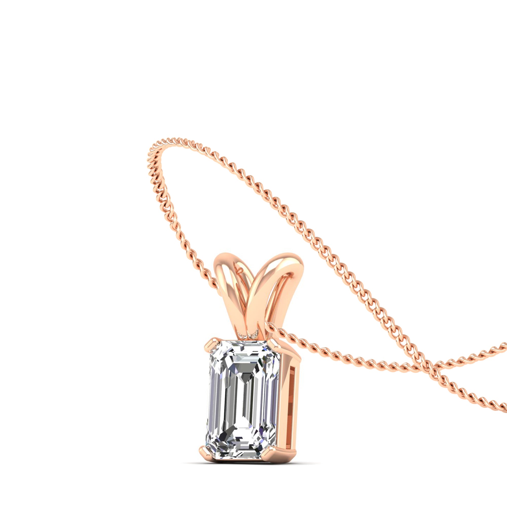 14K Rose Gold - 1.00