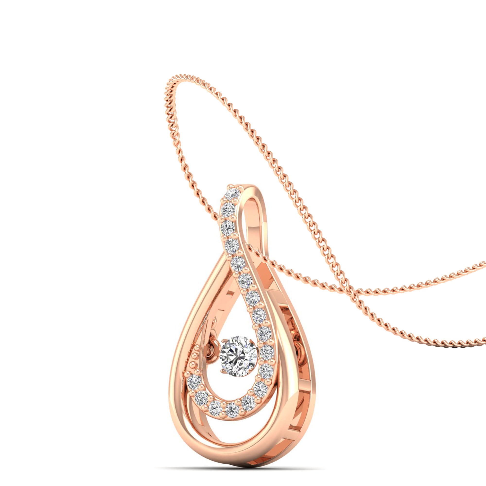 ネックレス・ペンダント Gradient Triple Pipe Pendant Necklace #5738 Sterling Silver Round Wave Pendant Necklace with 18