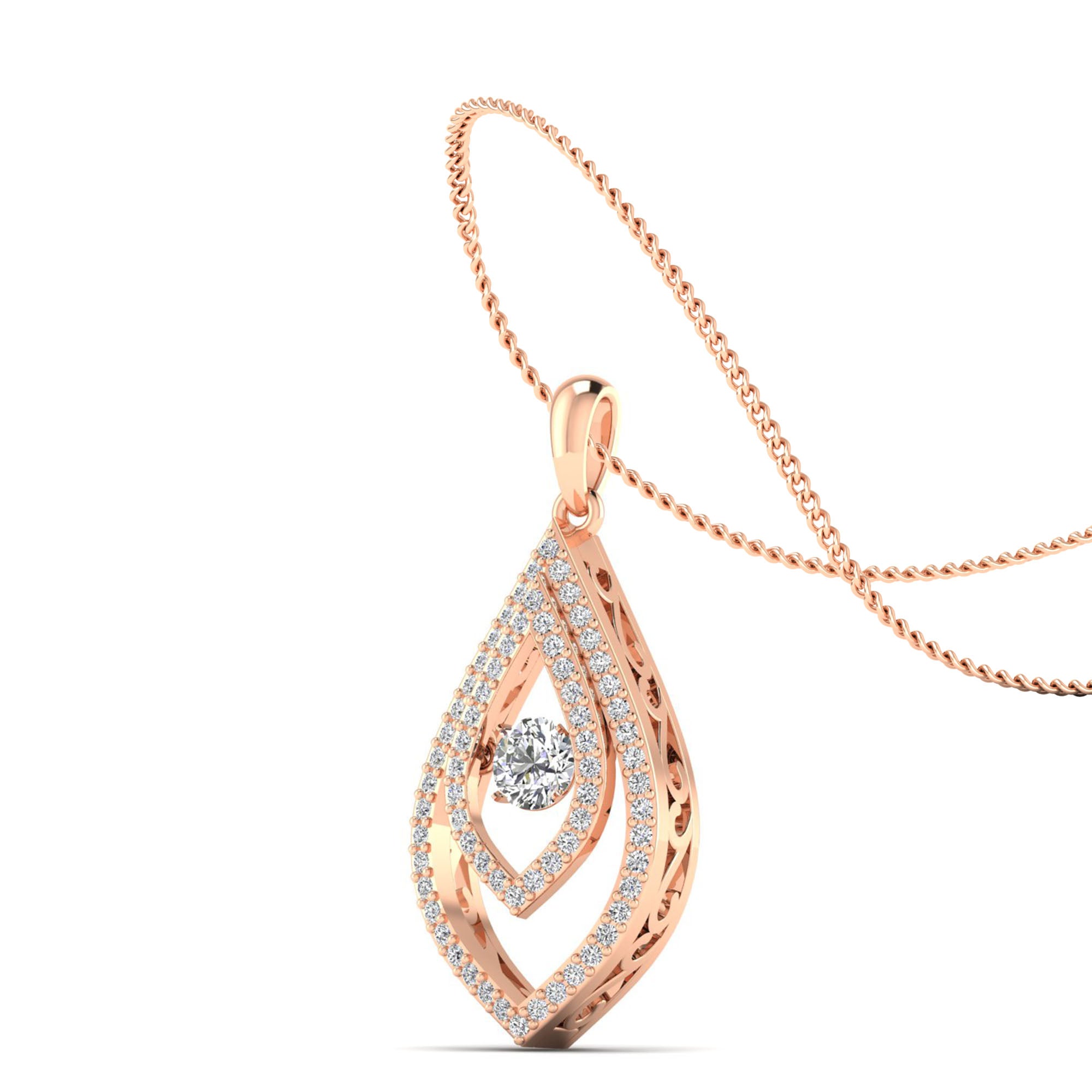 14K Rose Gold - Solitaire