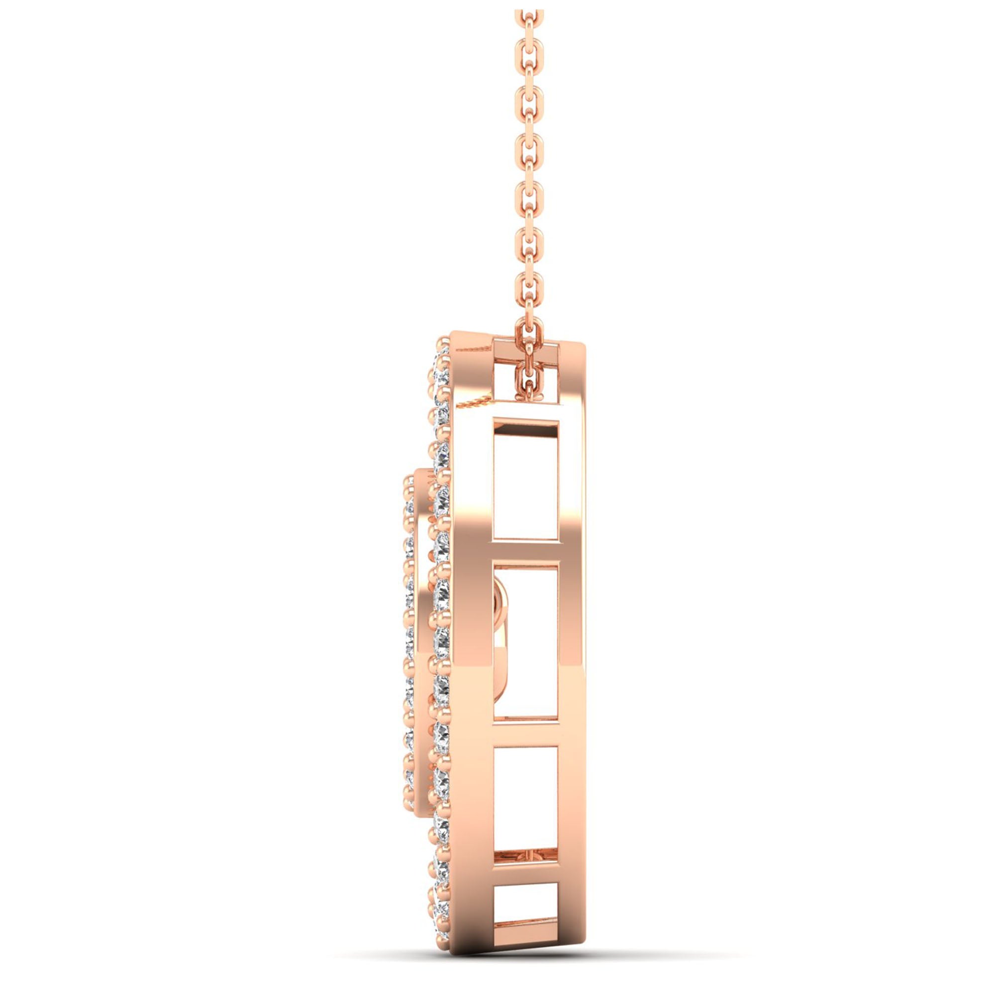 14K Rose Gold - Cluster