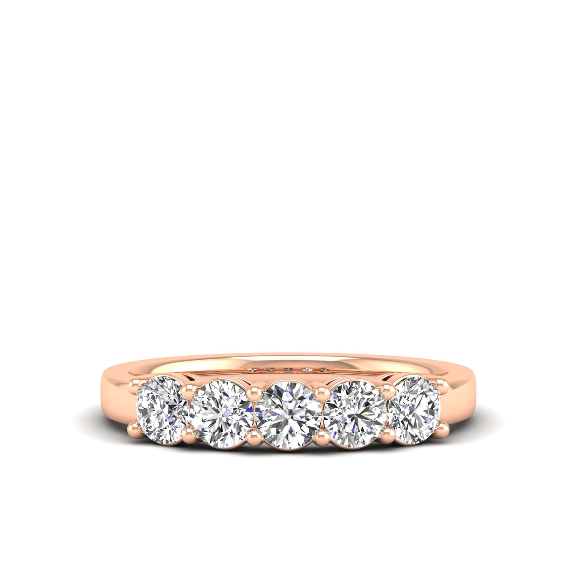 14K Rose Gold - 1.00