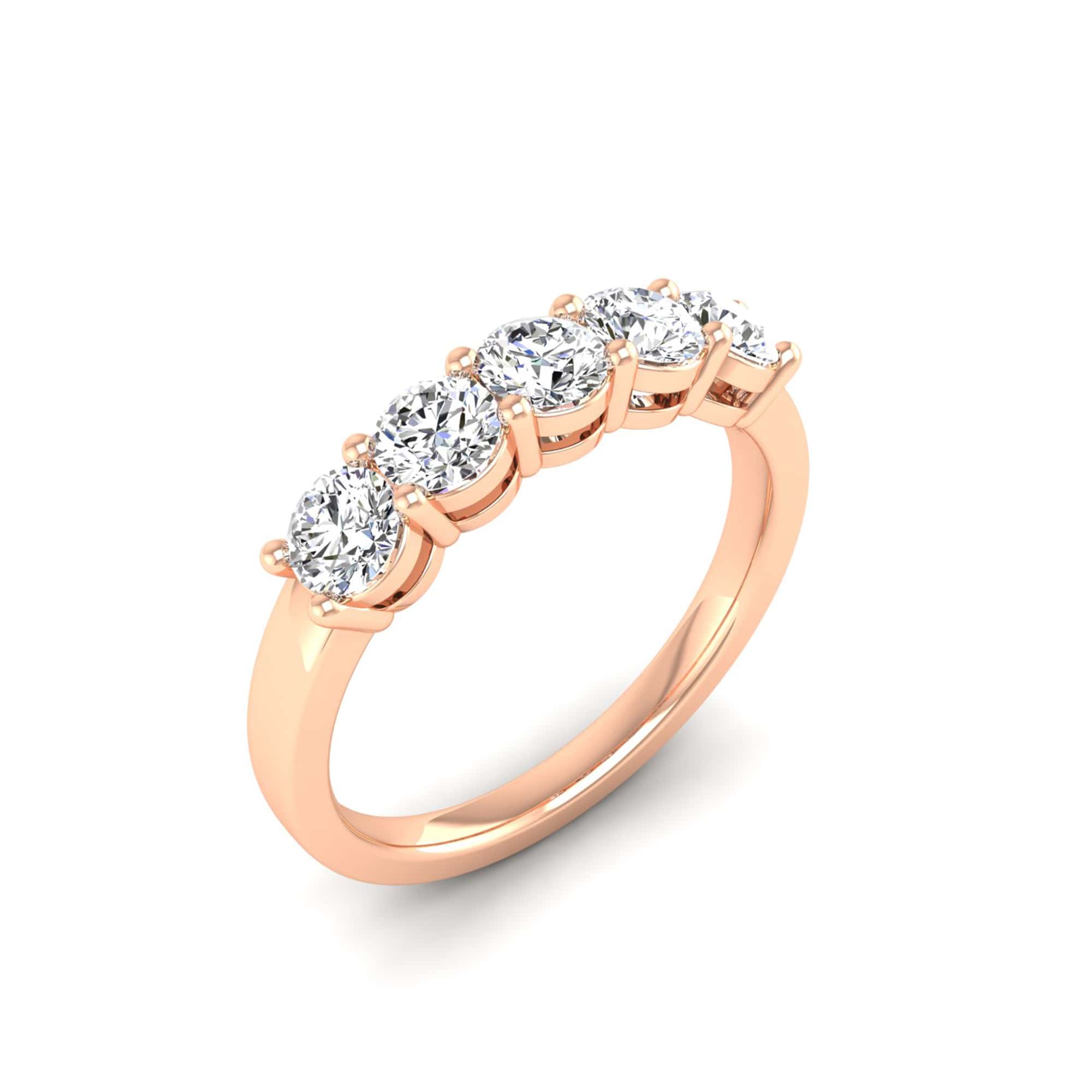 14K Rose Gold - 1.00