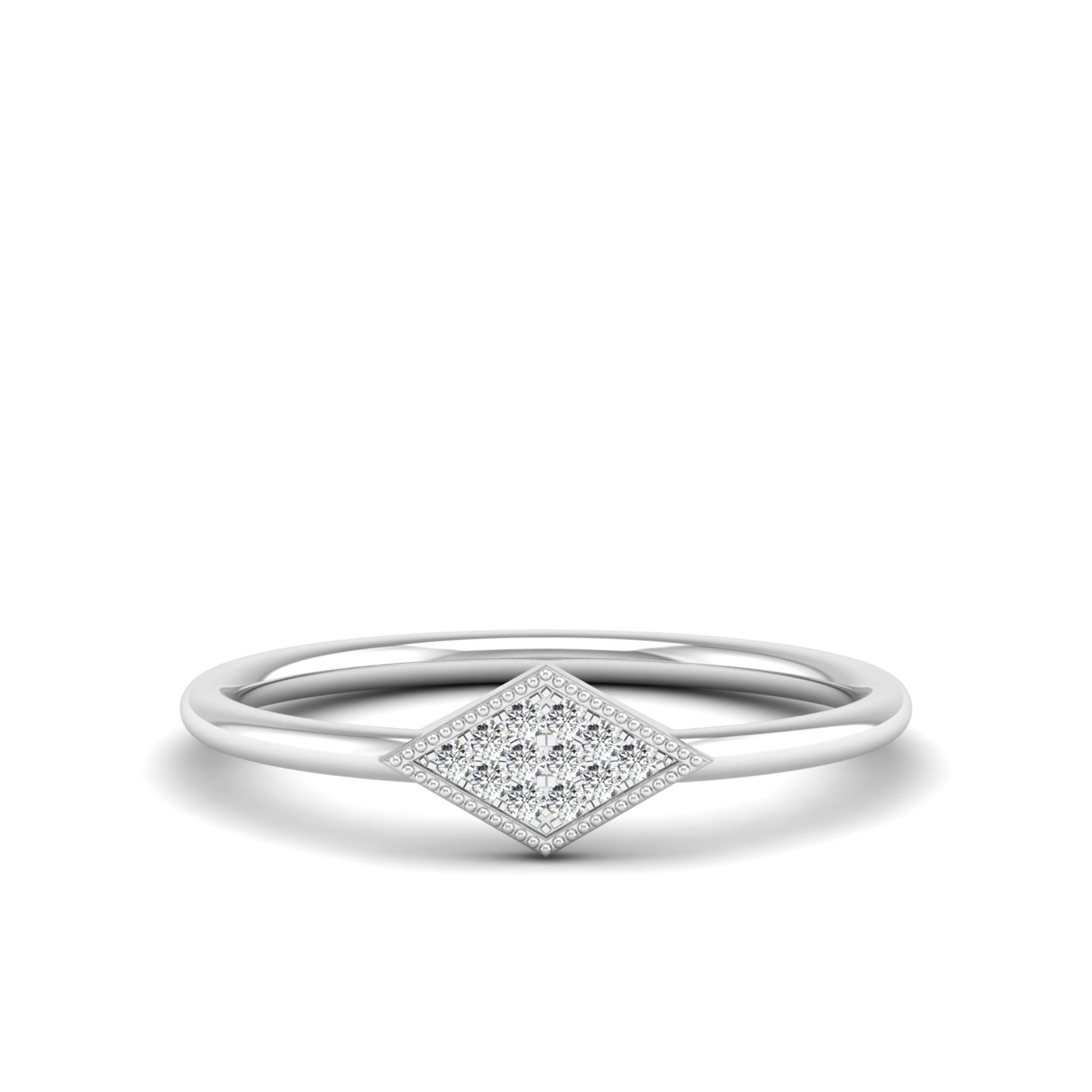 14K White Gold