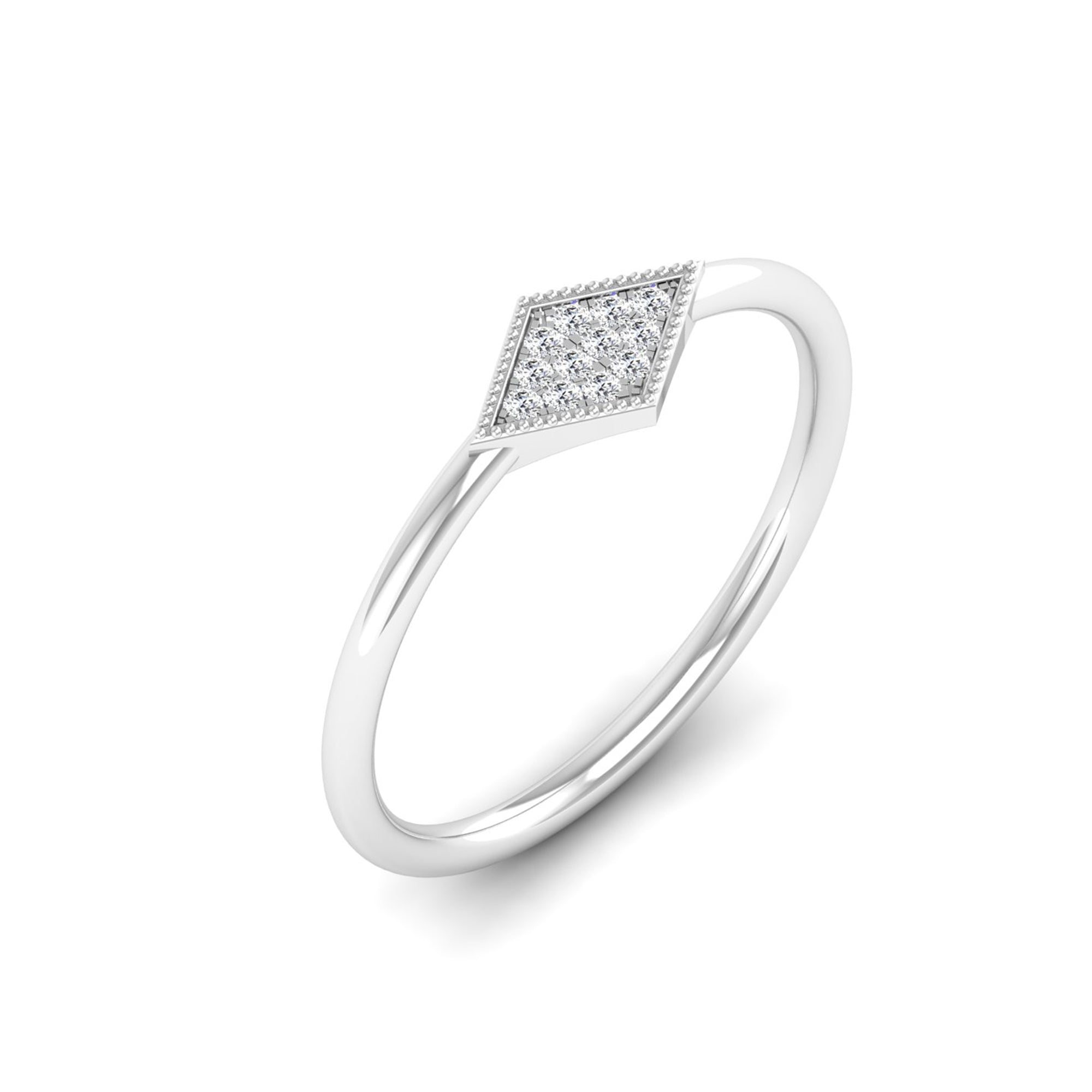 14K White Gold