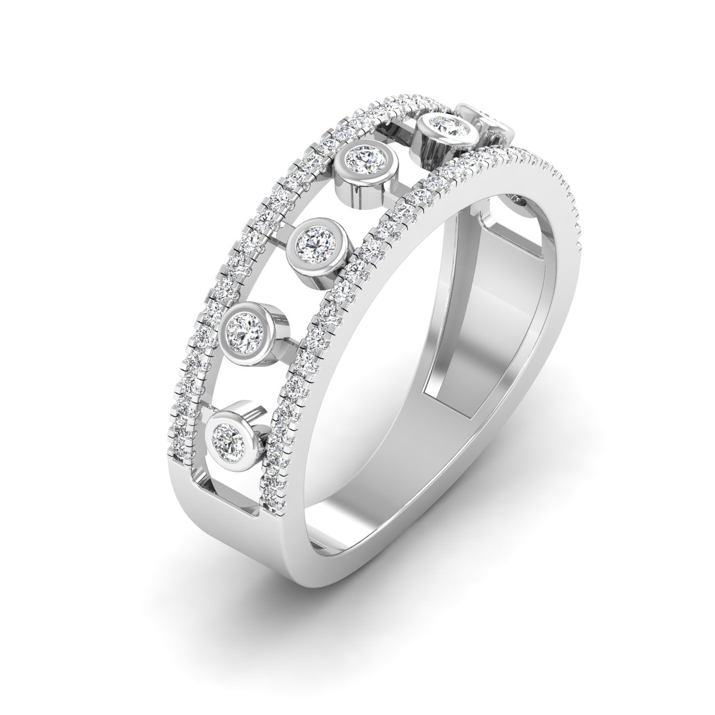 14K White Gold