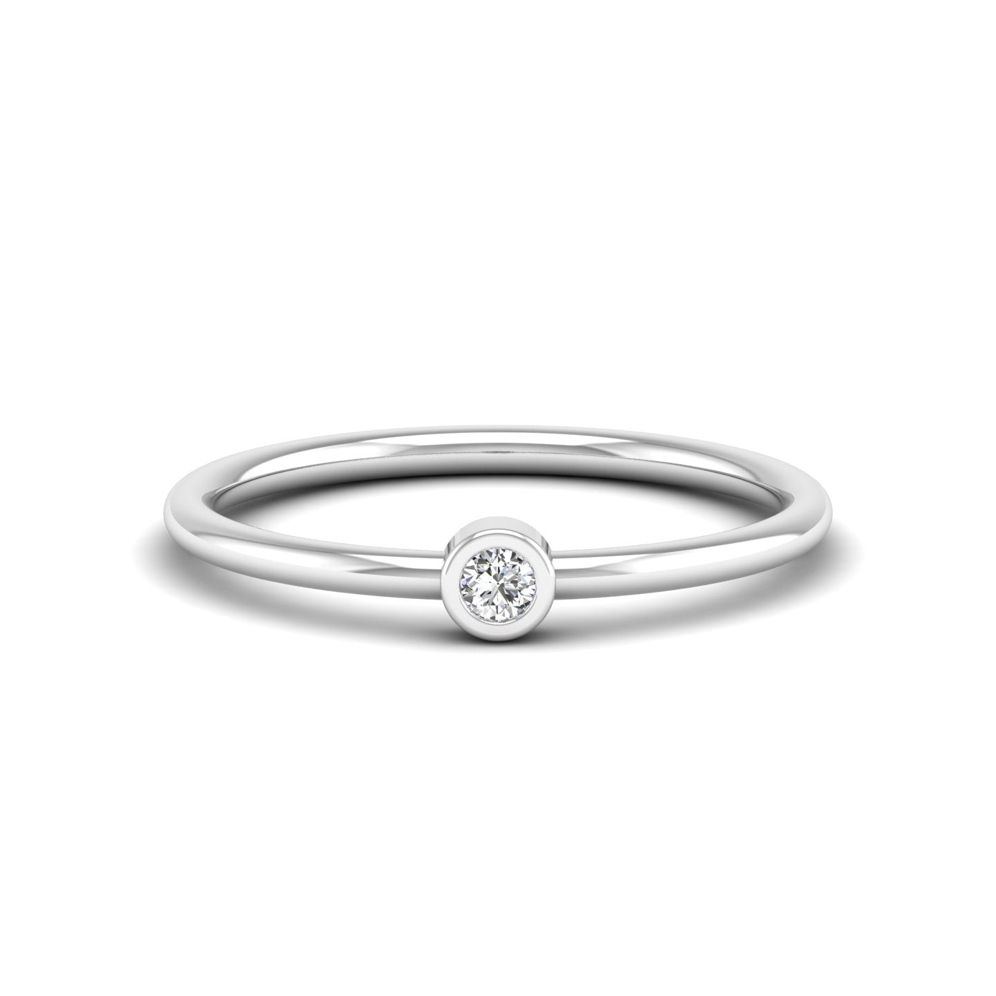 14K White Gold