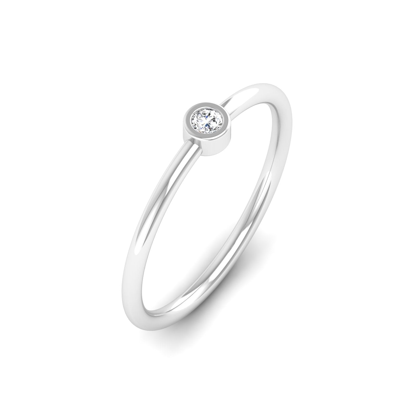 14K White Gold