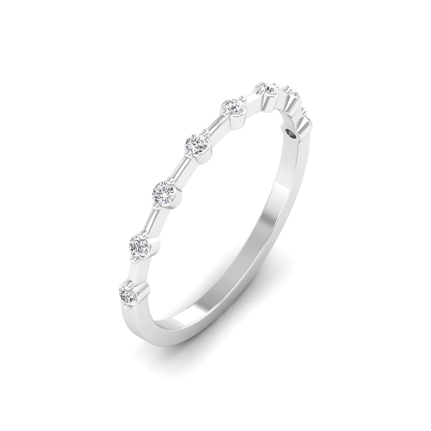 14K White Gold