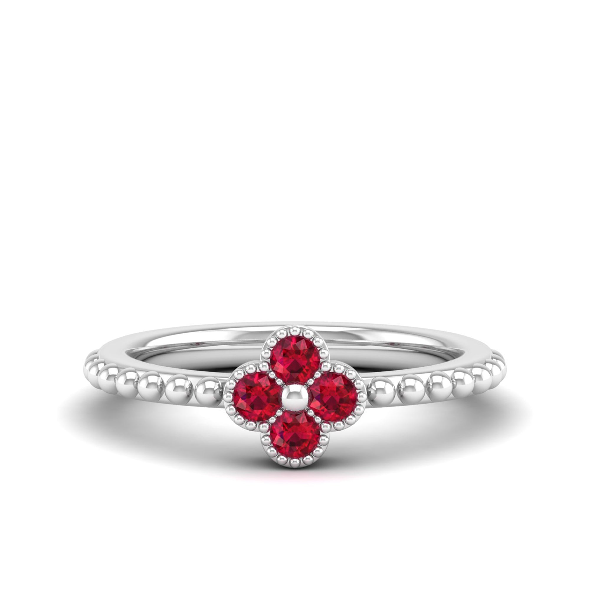 STERLING RUBY CHRON 美品 KARMA Artisan Crafted 2.35ctw Ruby (FF) Elongated Ring Sterling