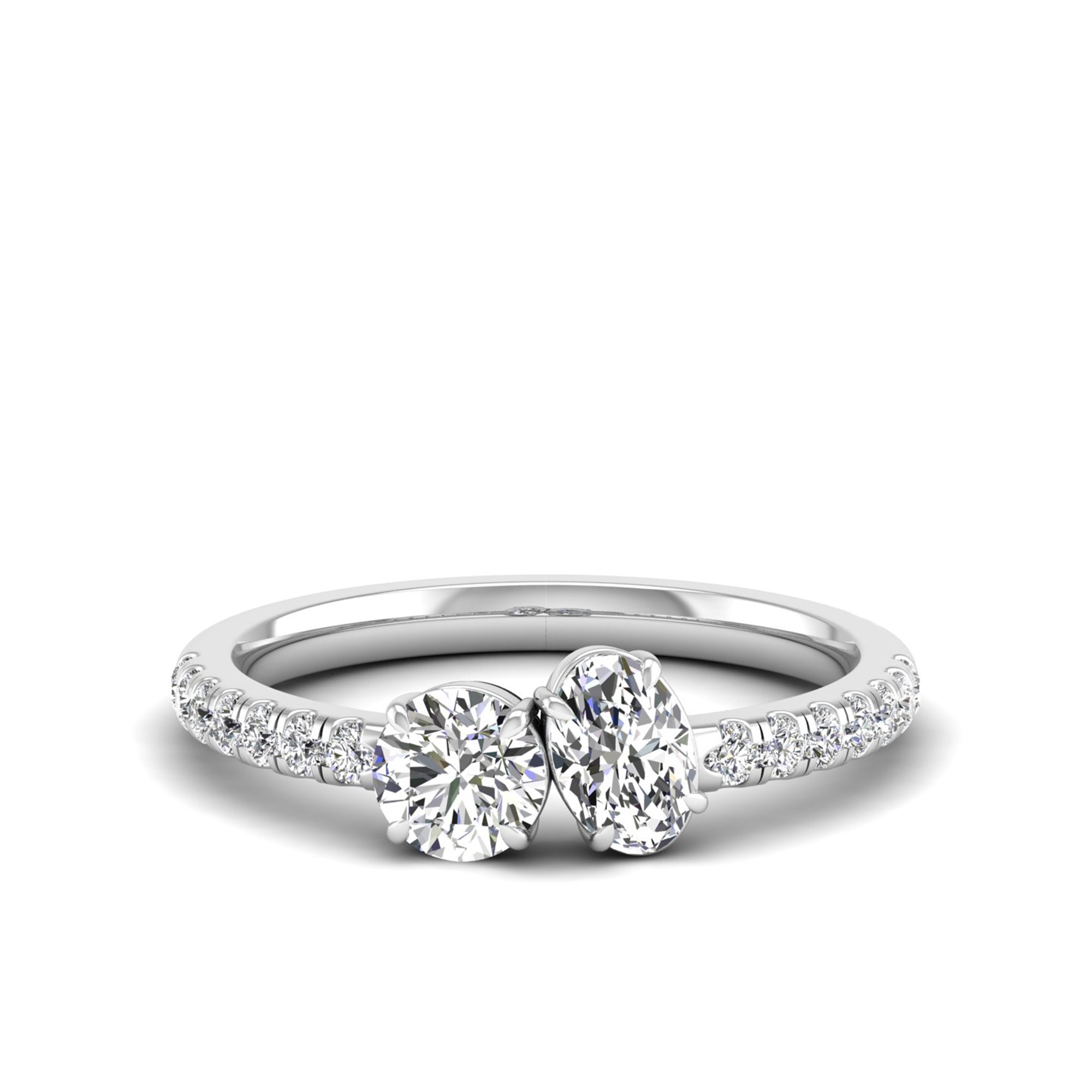 14K White Gold