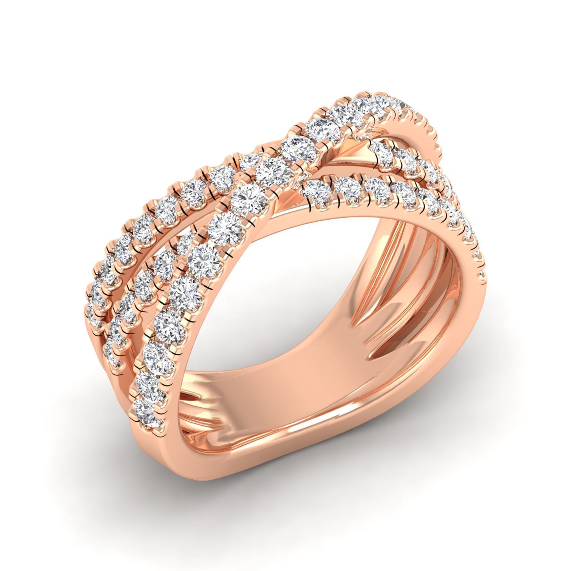 14K Rose Gold - 0.75