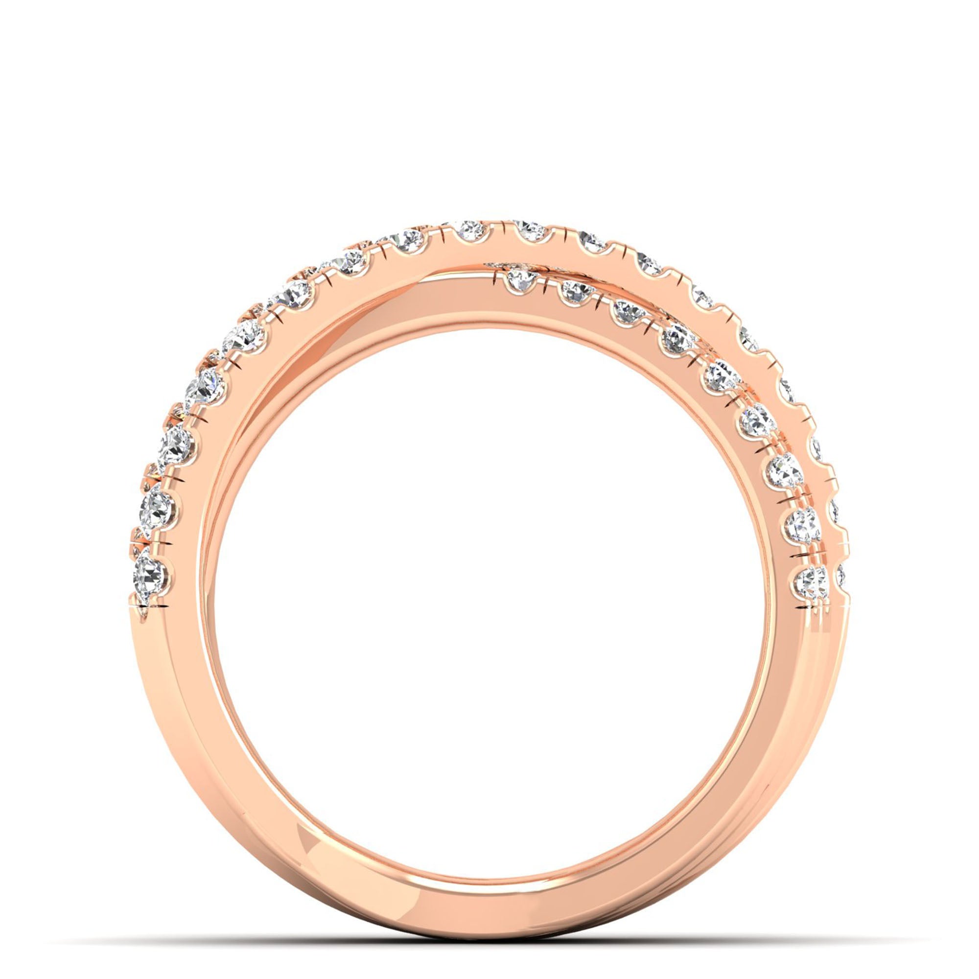 14K Rose Gold - 0.75