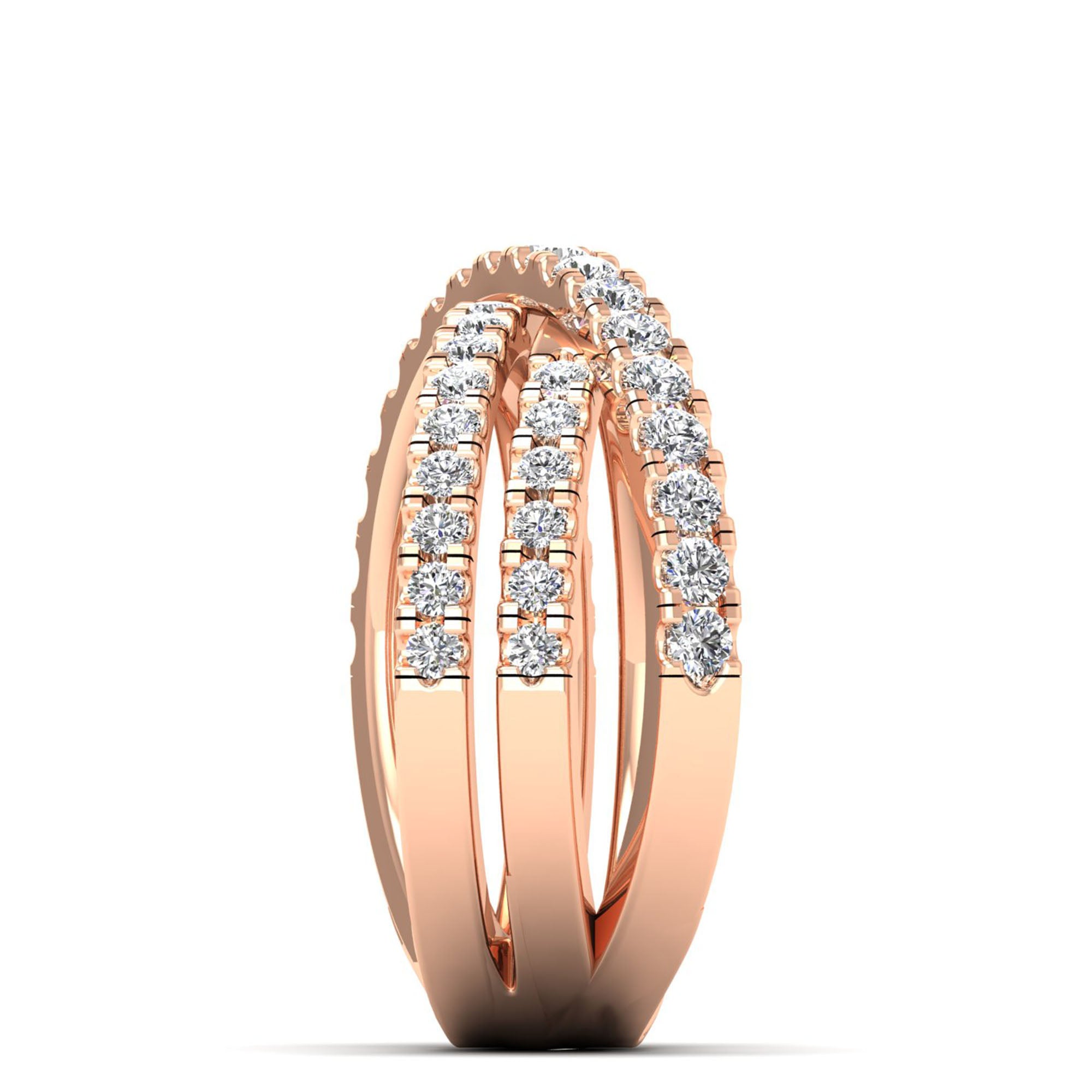 14K Rose Gold - 0.75