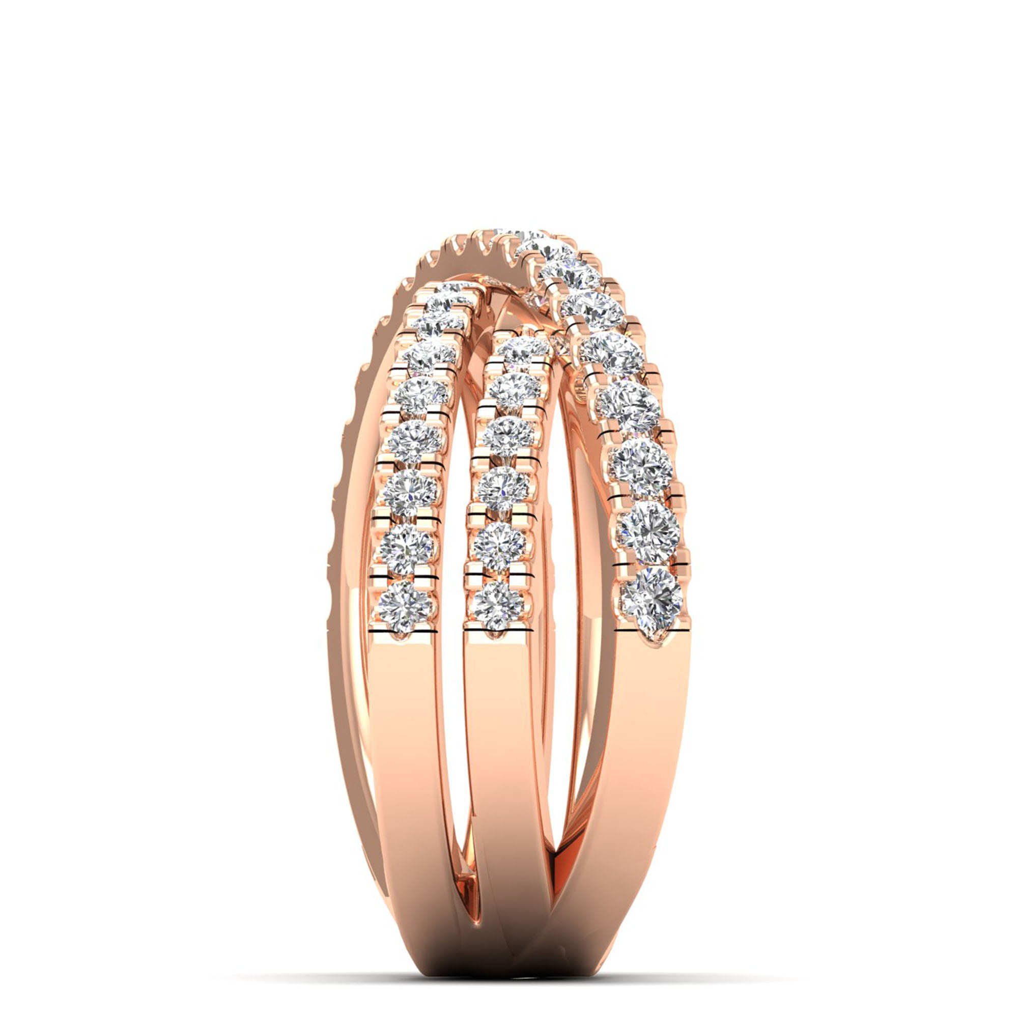 14K Rose Gold - 1.00