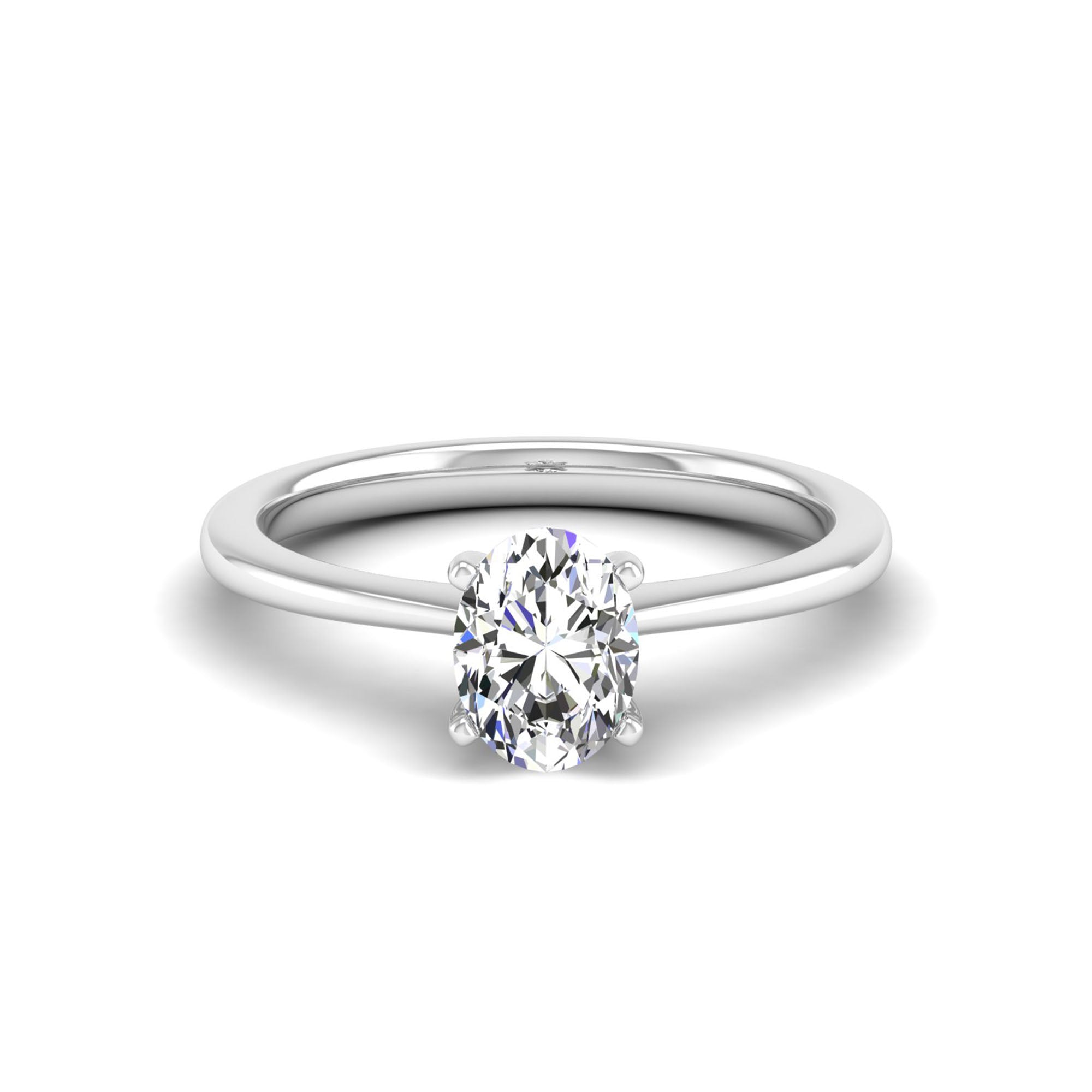 14K White Gold - 1.00