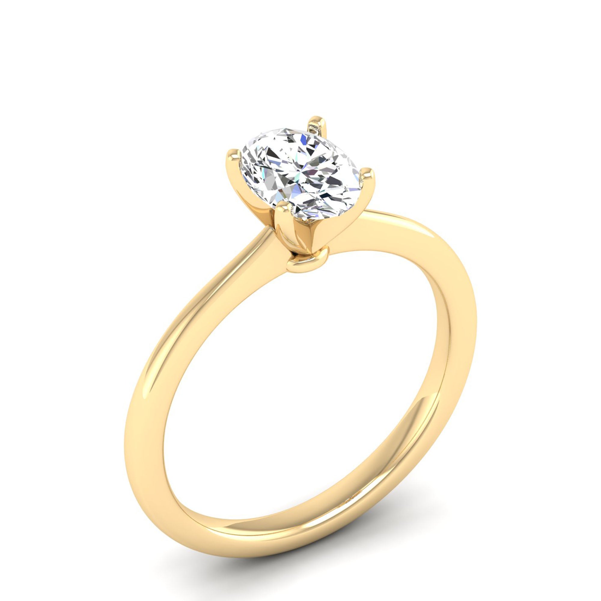 14K Yellow Gold - 1.00