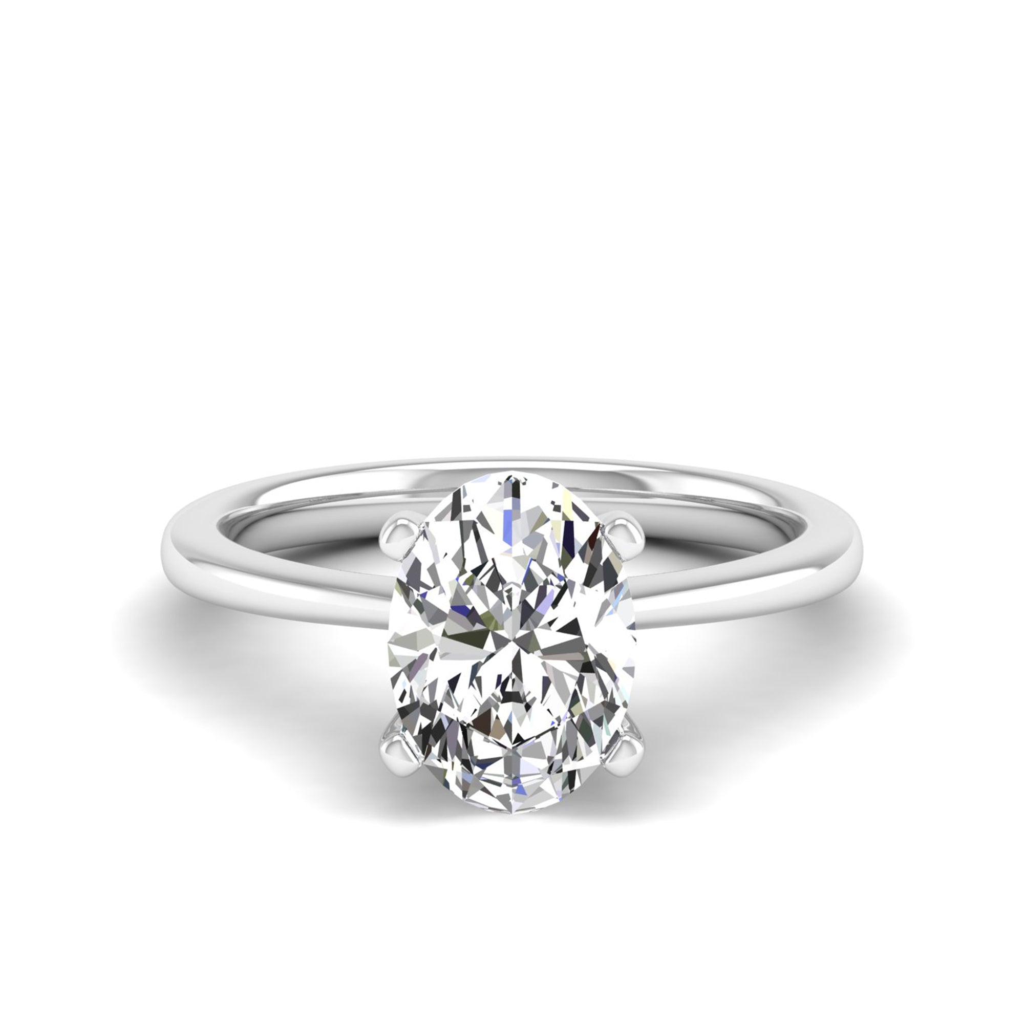 14K White Gold - 2.50