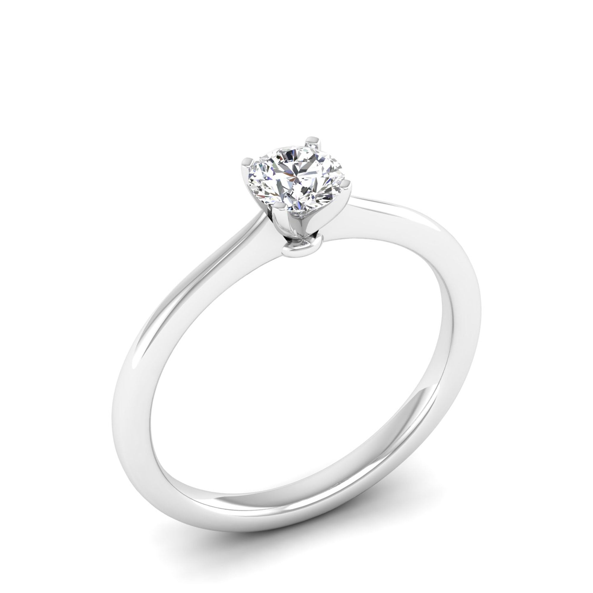 14K White Gold - 0.50