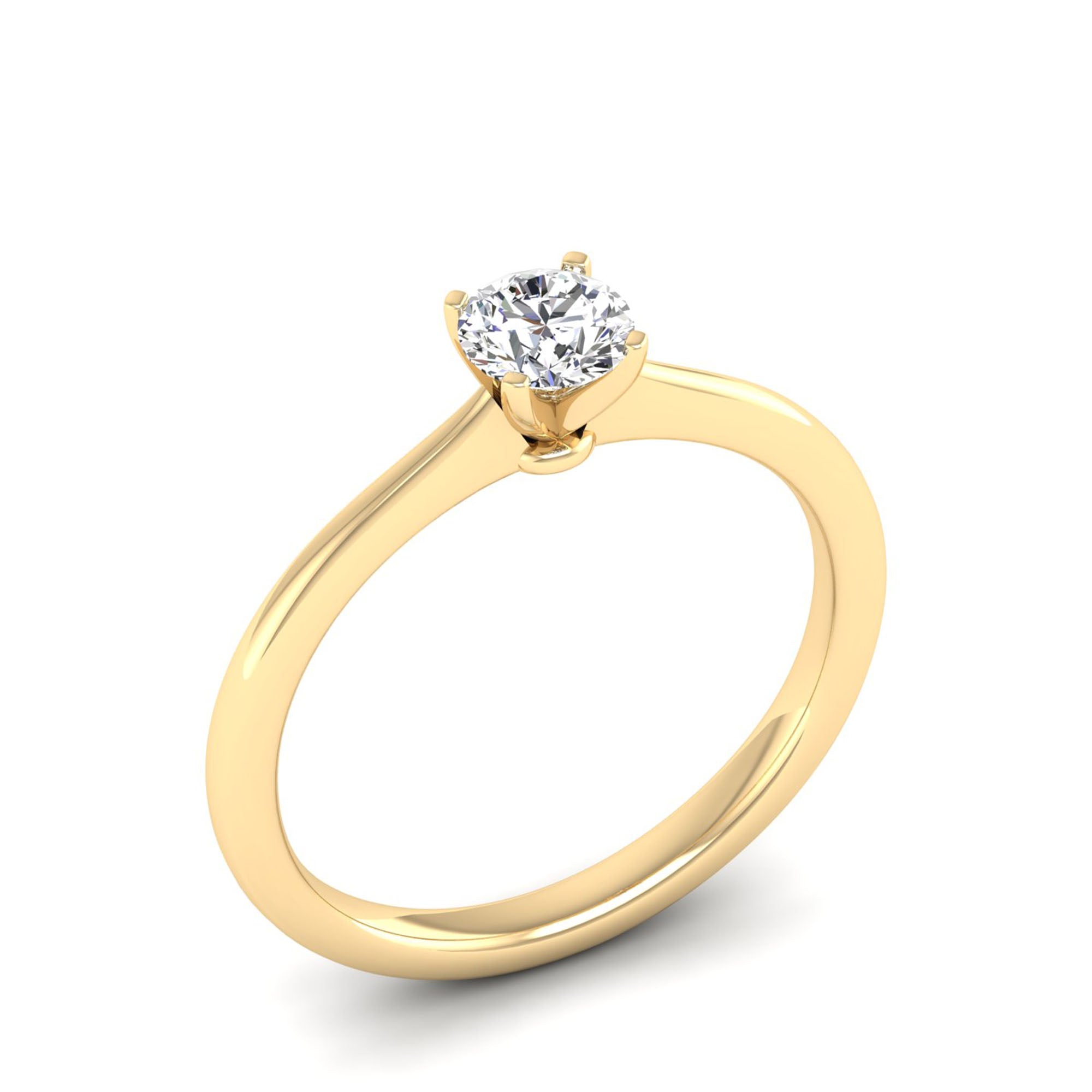 14K Yellow Gold - 0.50