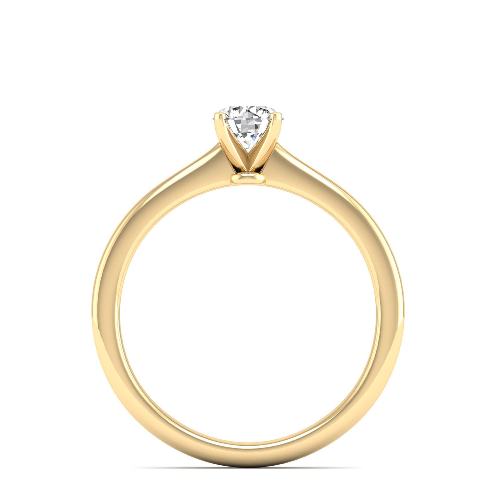 14K Yellow Gold - 0.50