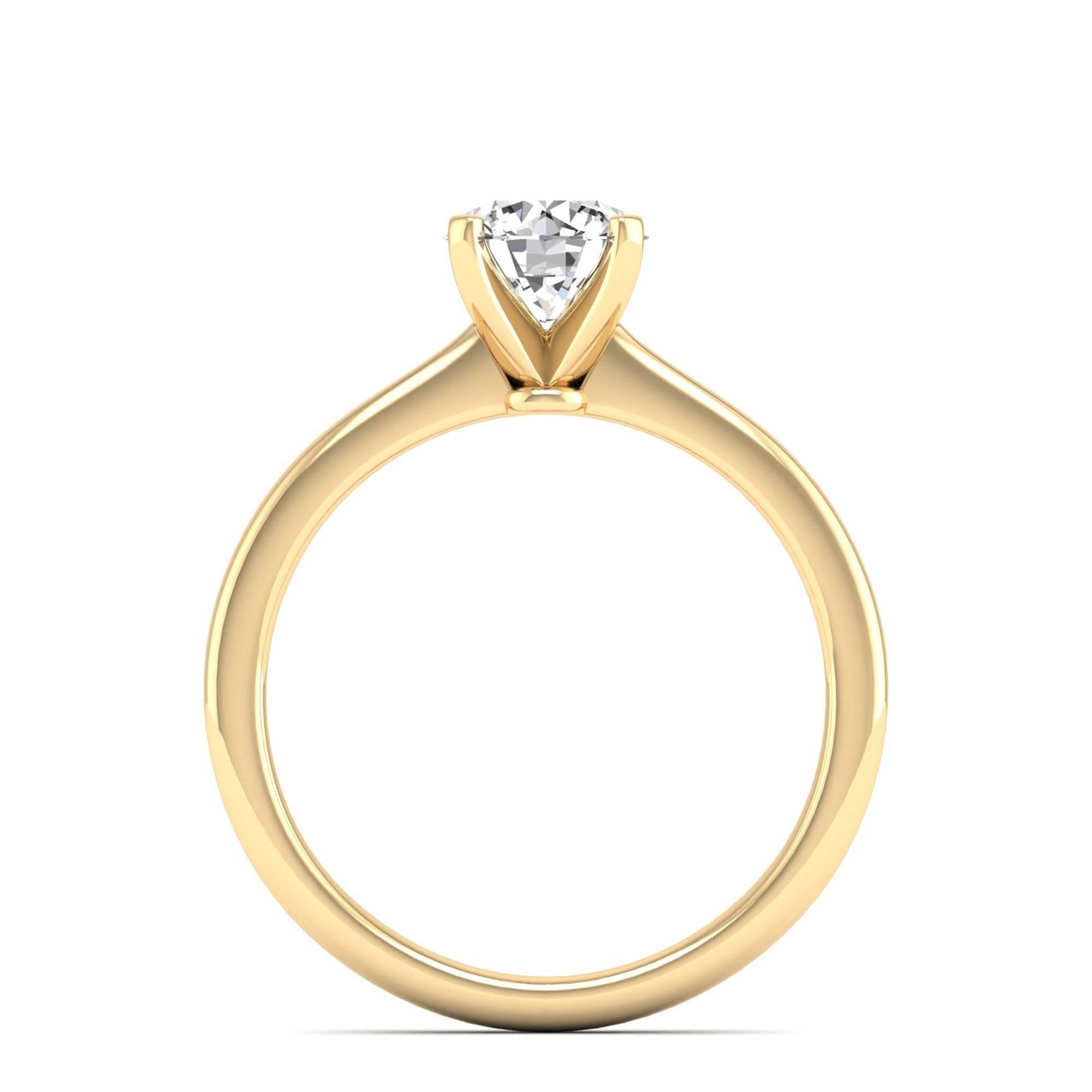 14K Yellow Gold - 1.00