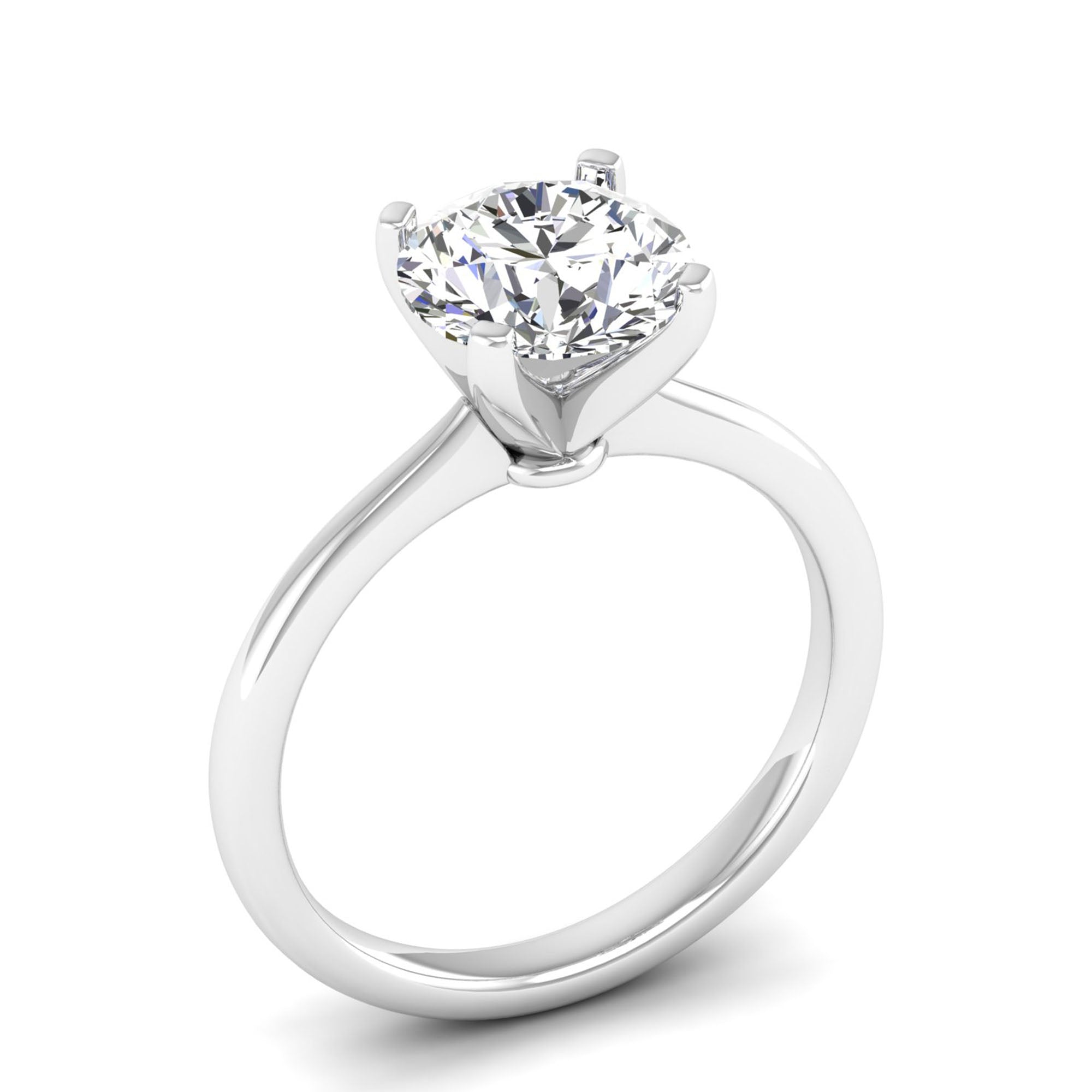 14K White Gold - 2.50