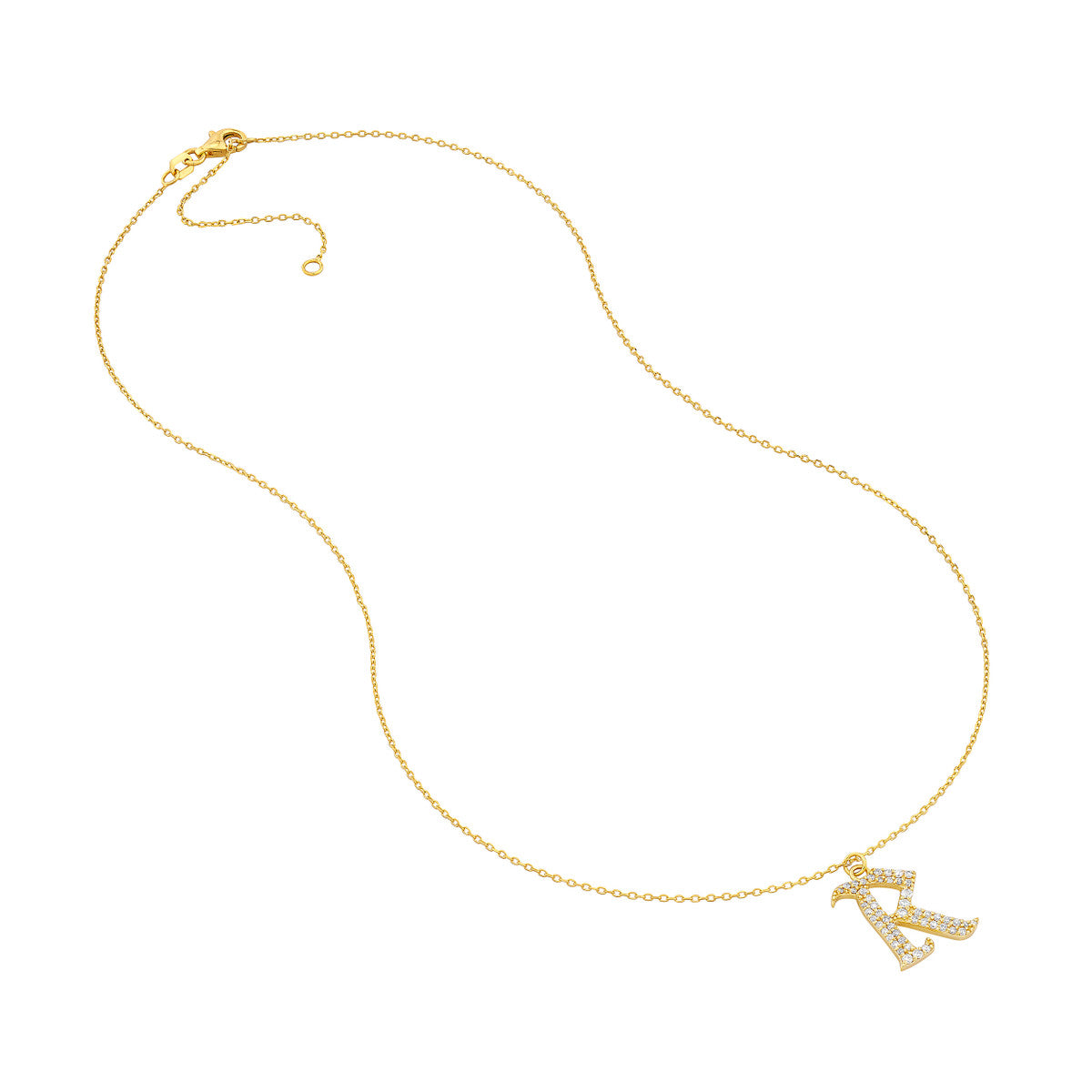 14K Yellow Gold - R