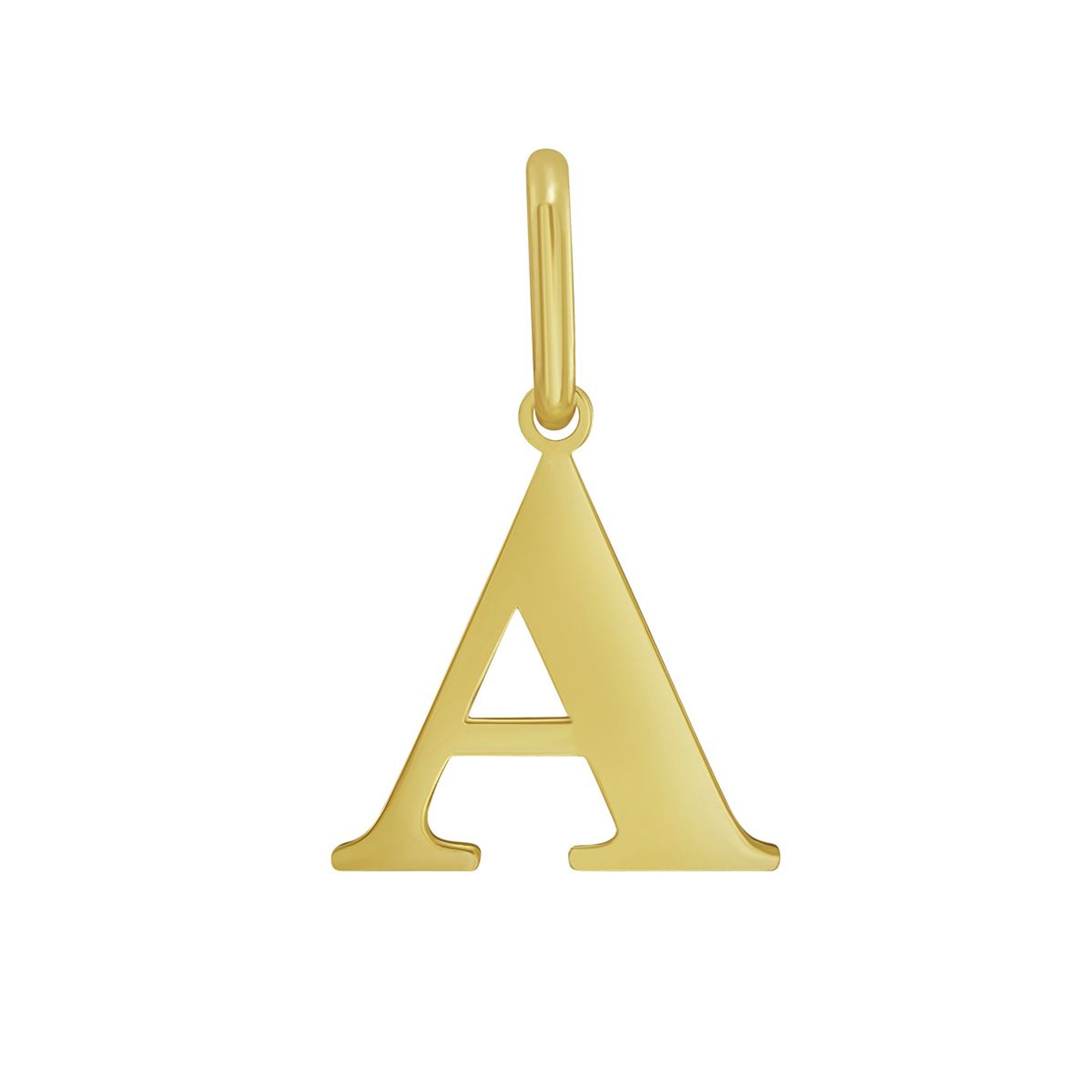 14K Yellow Gold - A