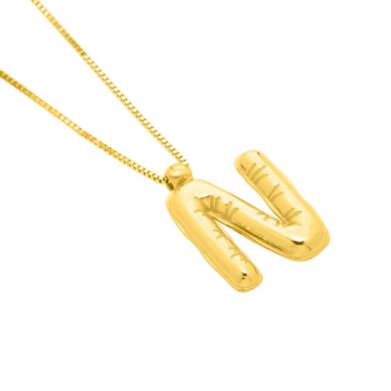 14K Yellow Gold - N