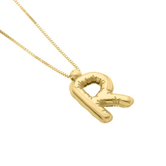 14K Yellow Gold - R