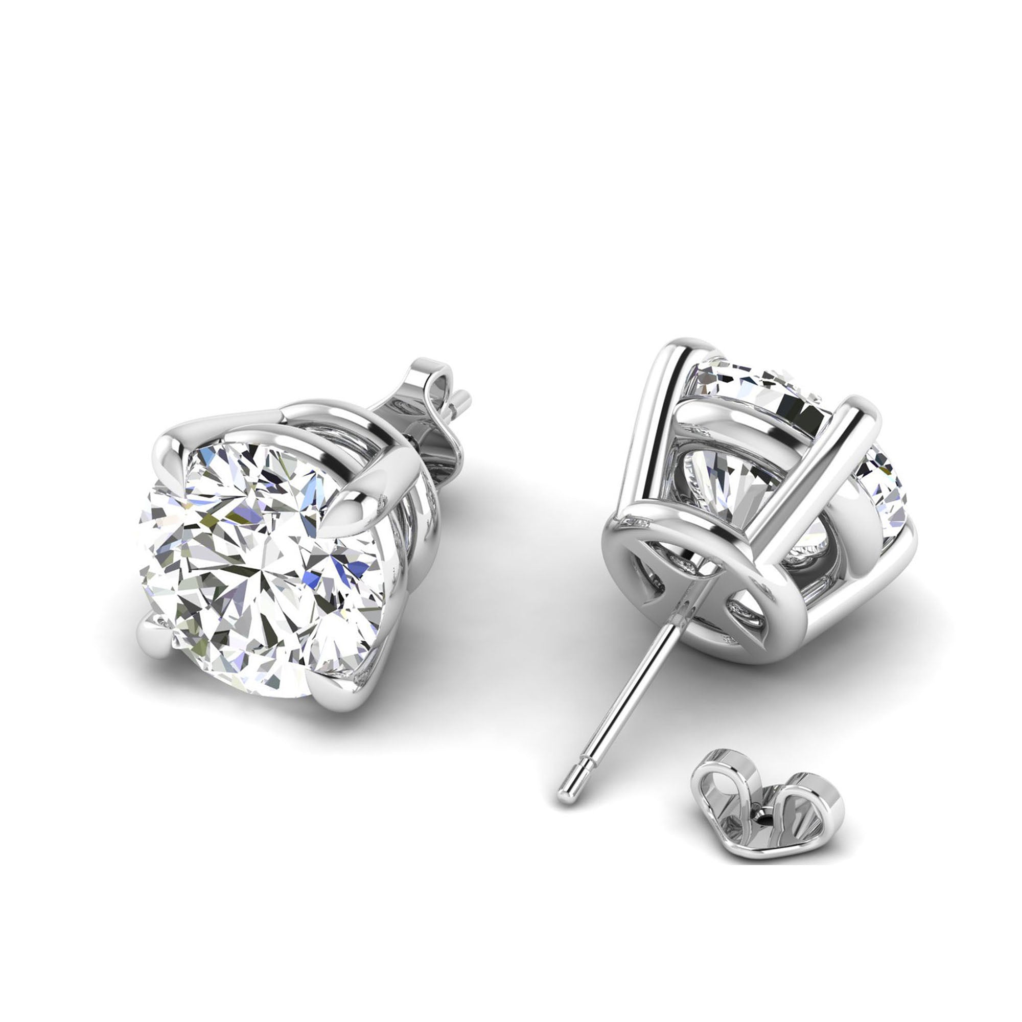 14K White Gold - 4.00