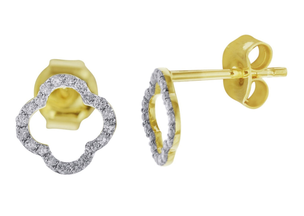 Clover Diamond Earrings - ShopMilano