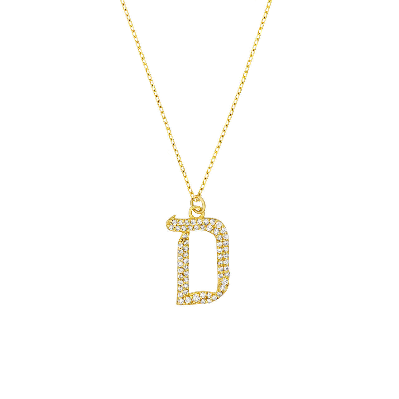 14K Yellow Gold - D