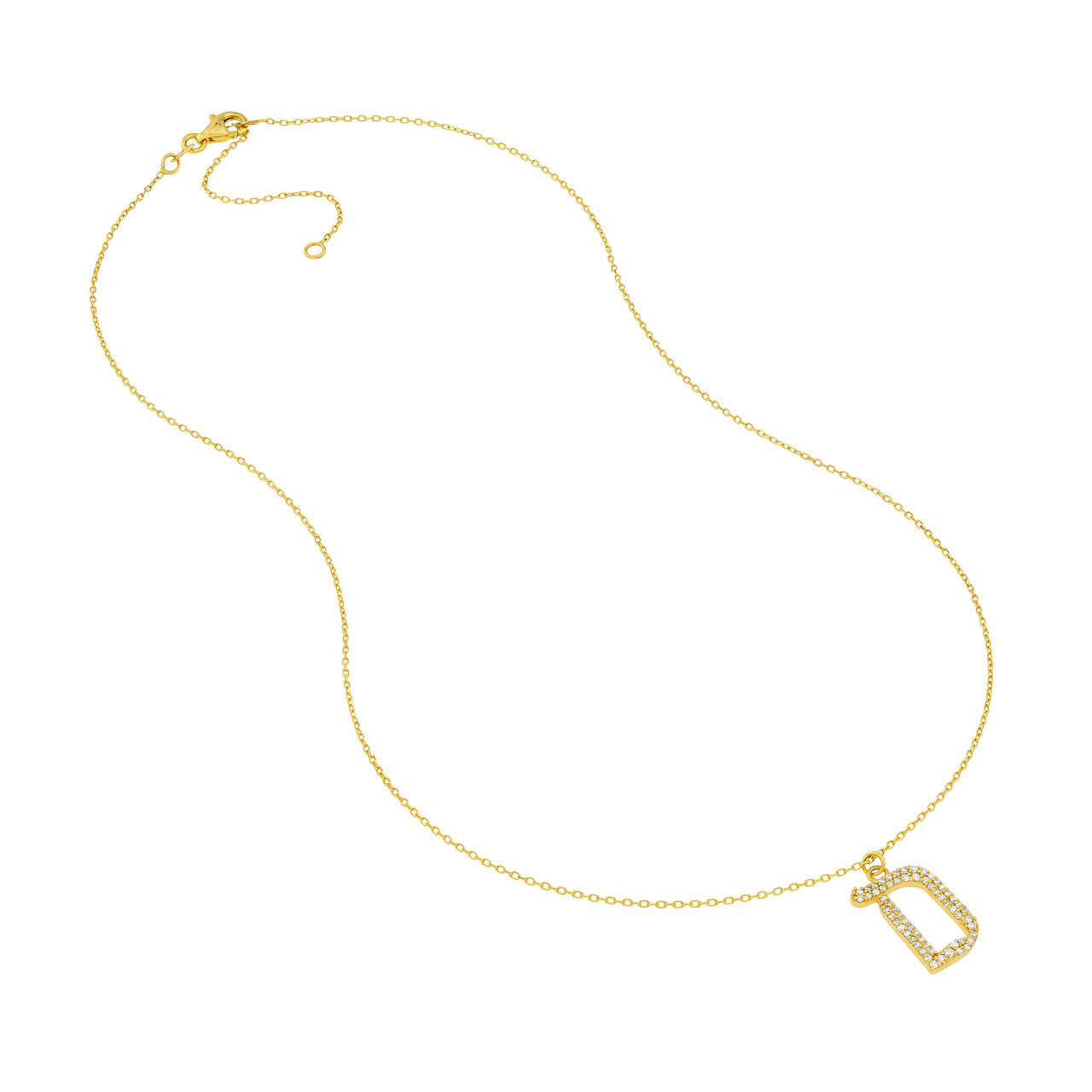 14K Yellow Gold - D
