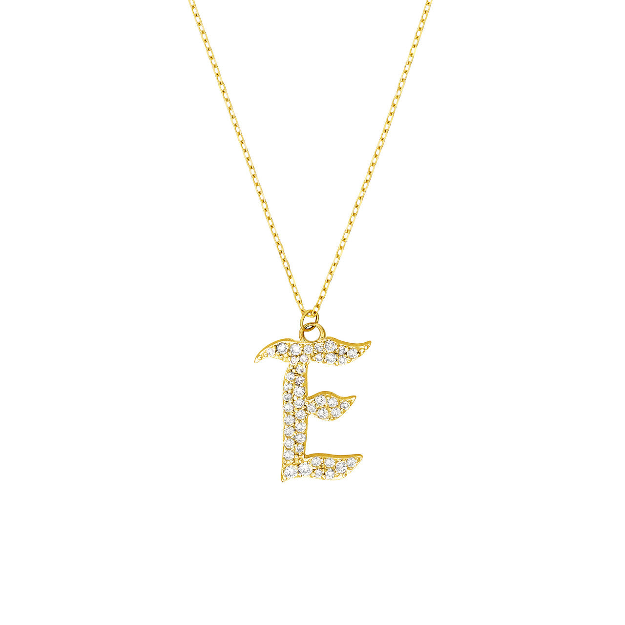 14K Yellow Gold - E