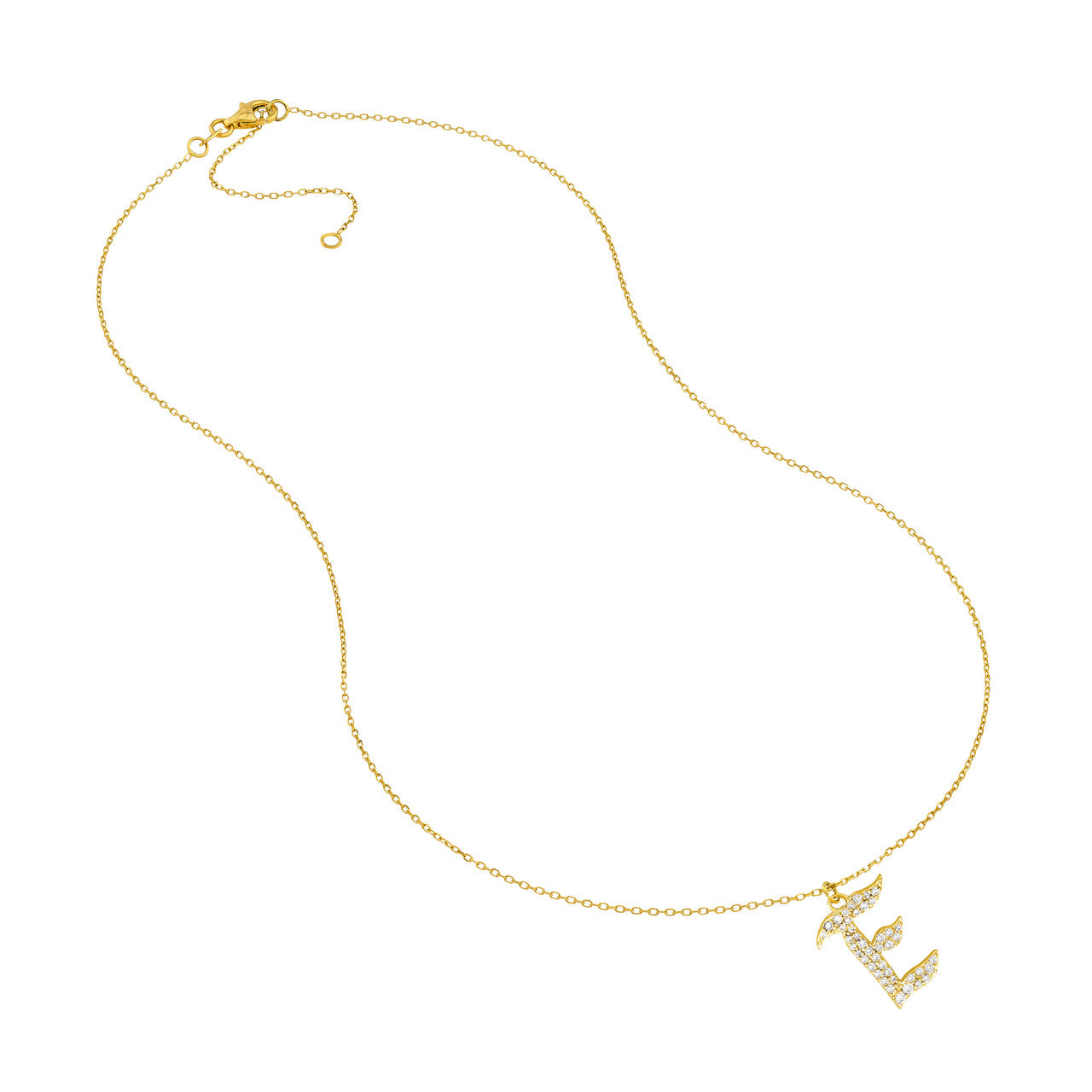 14K Yellow Gold - E