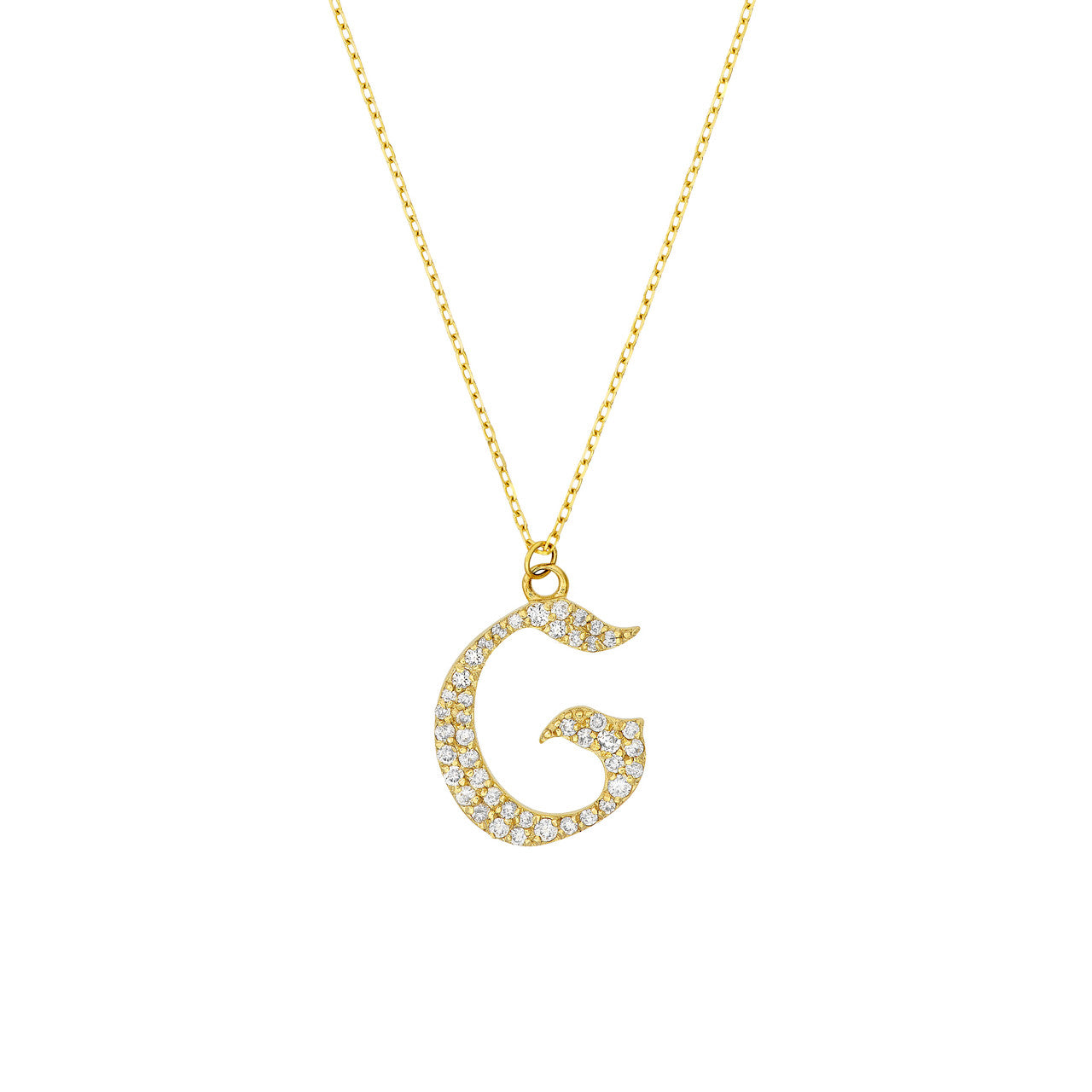 14K Yellow Gold - G